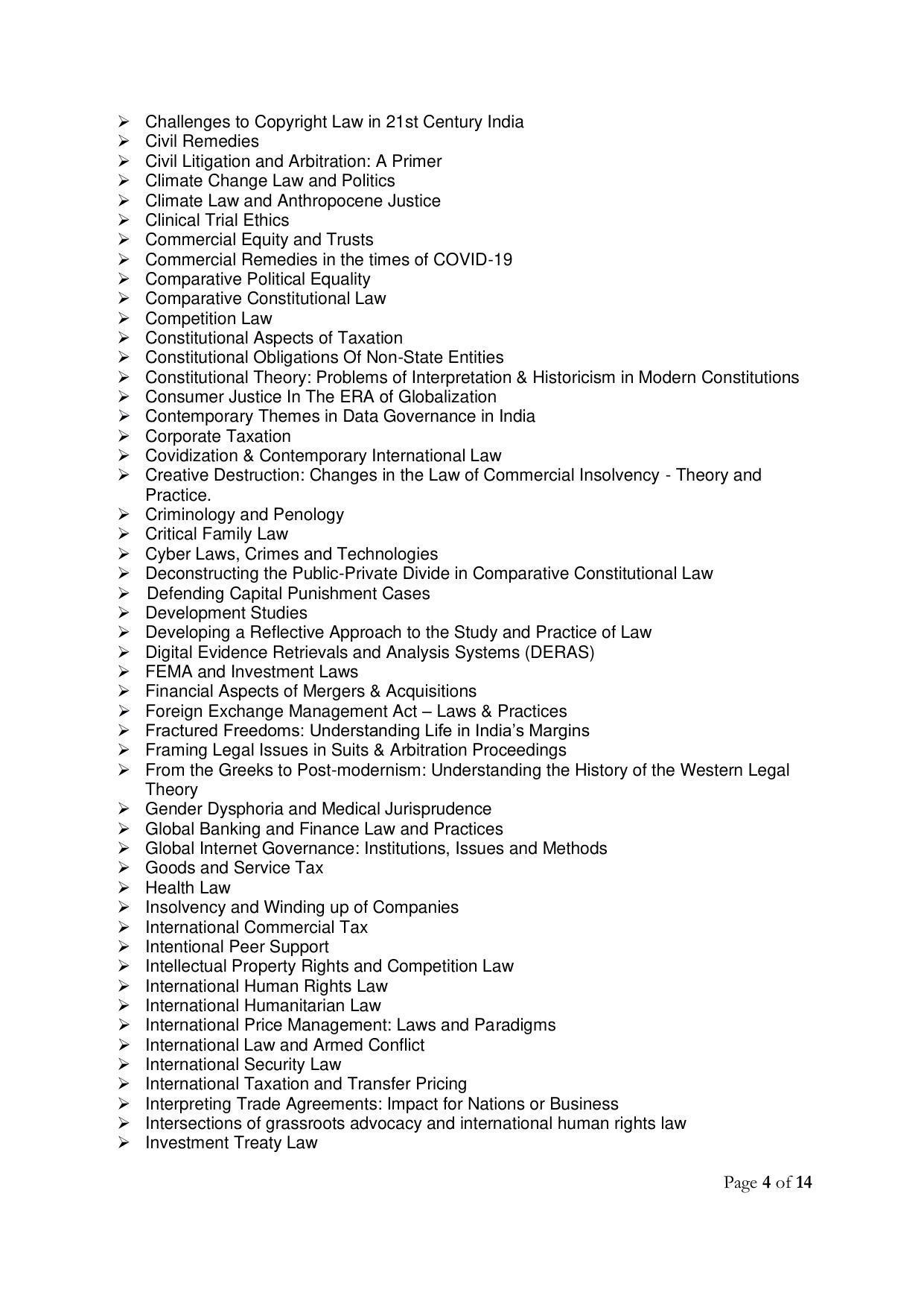 CLAT 2022 Information Brochure - Page 4