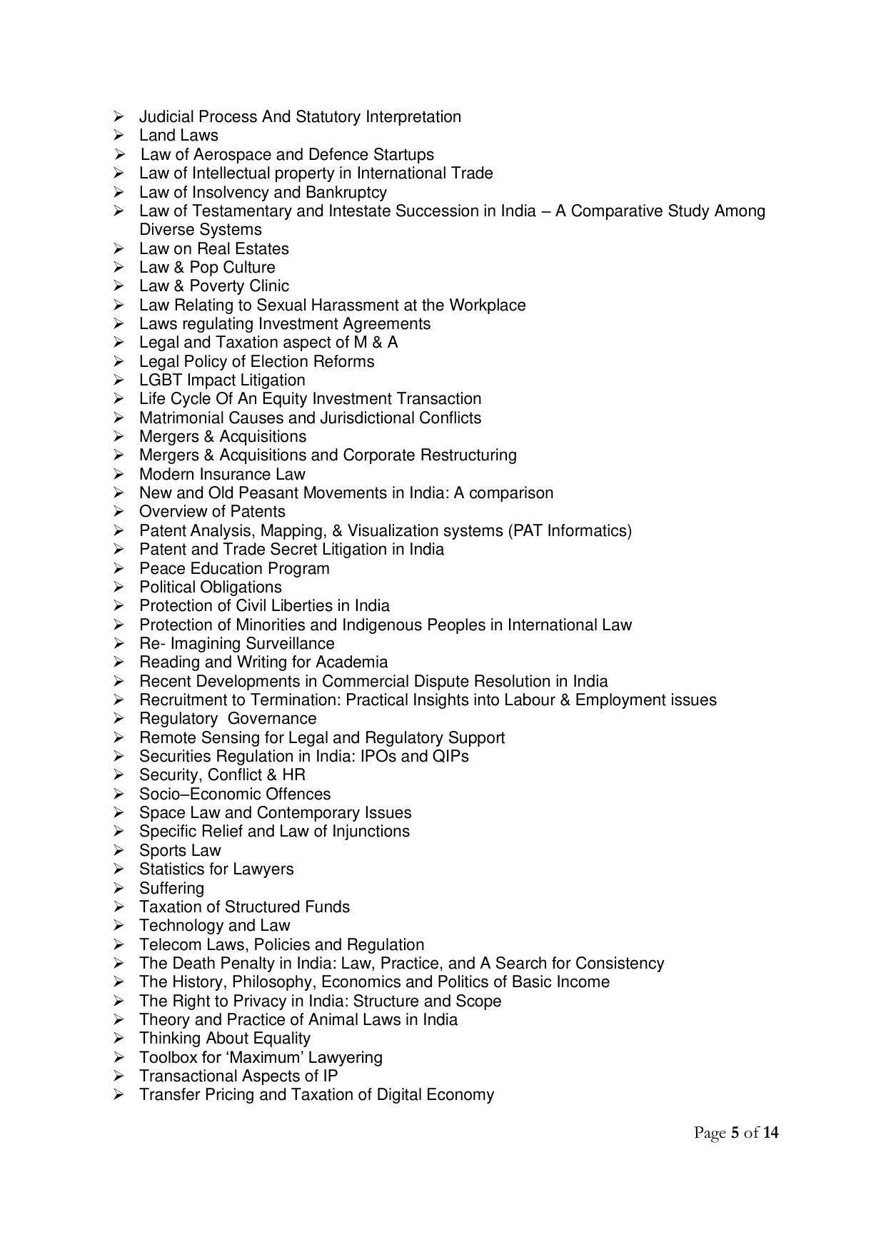 CLAT 2022 Information Brochure - Page 5