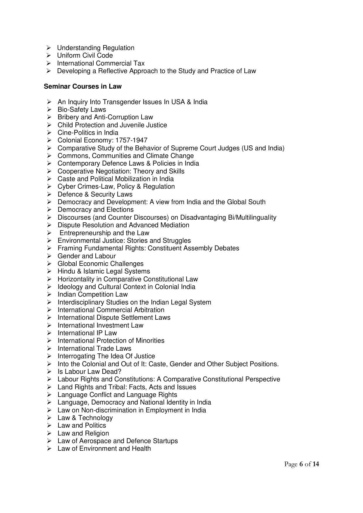 CLAT 2022 Information Brochure - Page 6