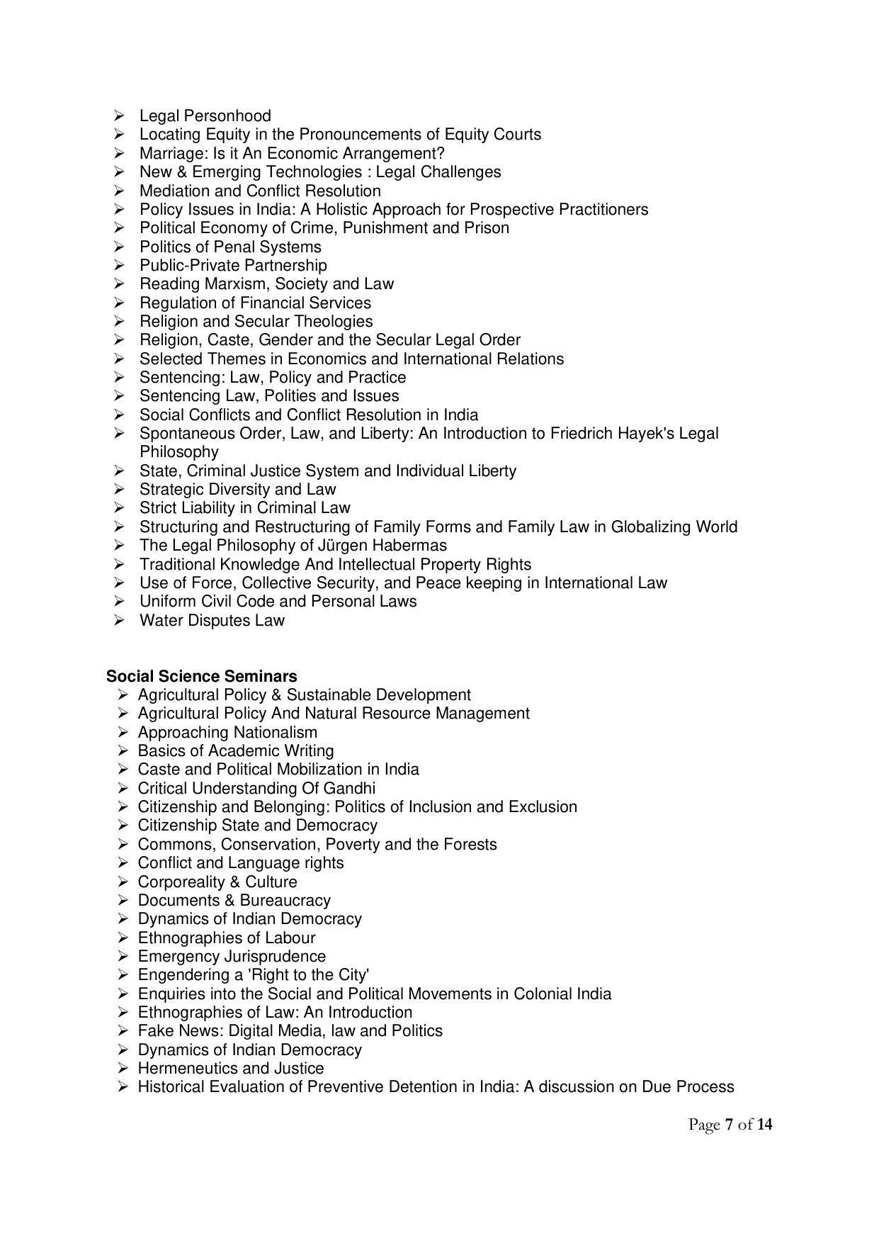 CLAT 2022 Information Brochure - Page 7