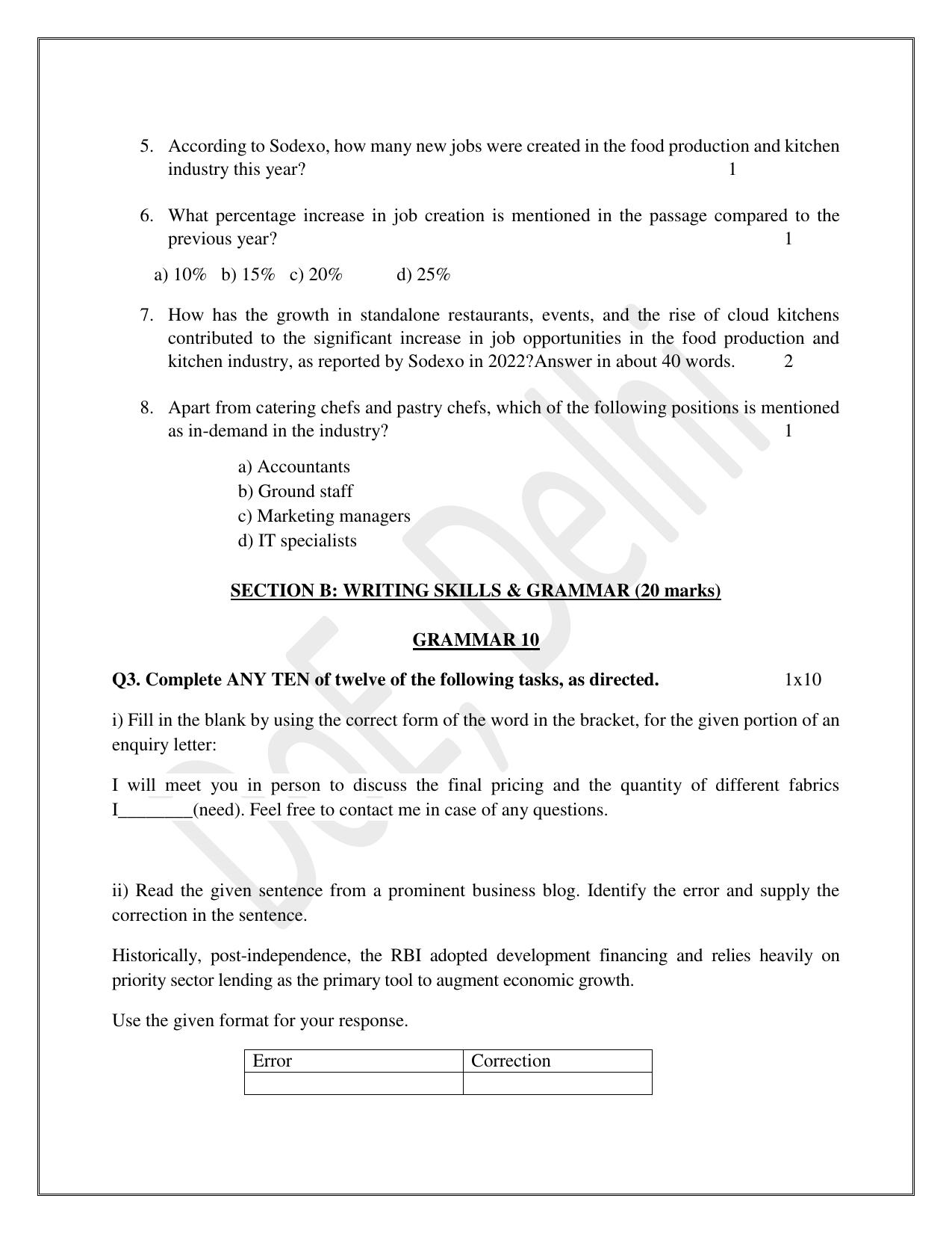 Edudel Class 9 English Practice Papers-1 (2023-24) - Page 5