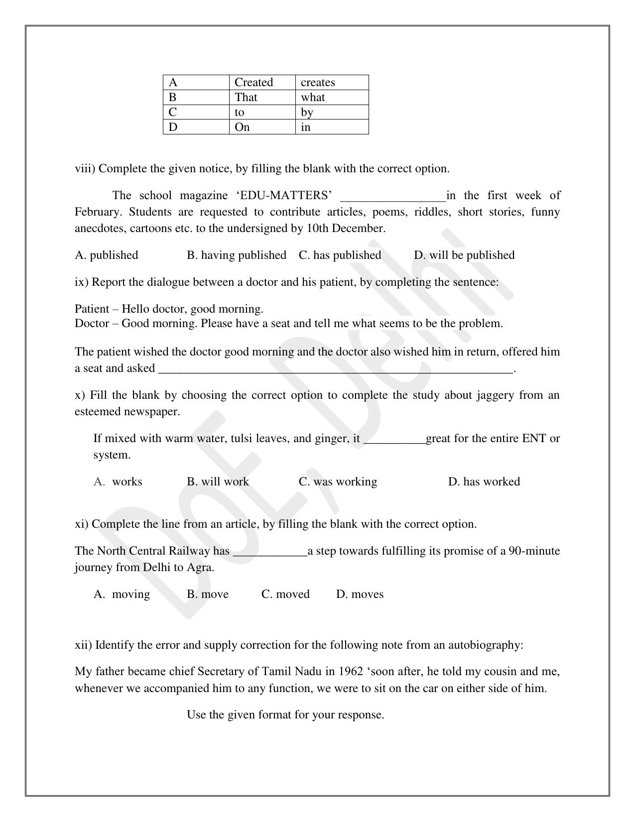 Edudel Class 9 English Practice Papers-1 (2023-24) - Page 7