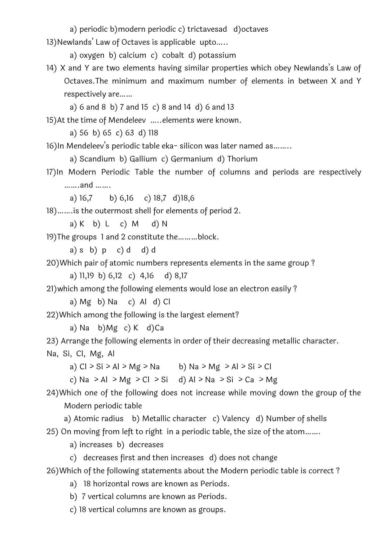 Maharashtra Board Class 10 	Science & Technology Part 1 Sample Papers - Page 3