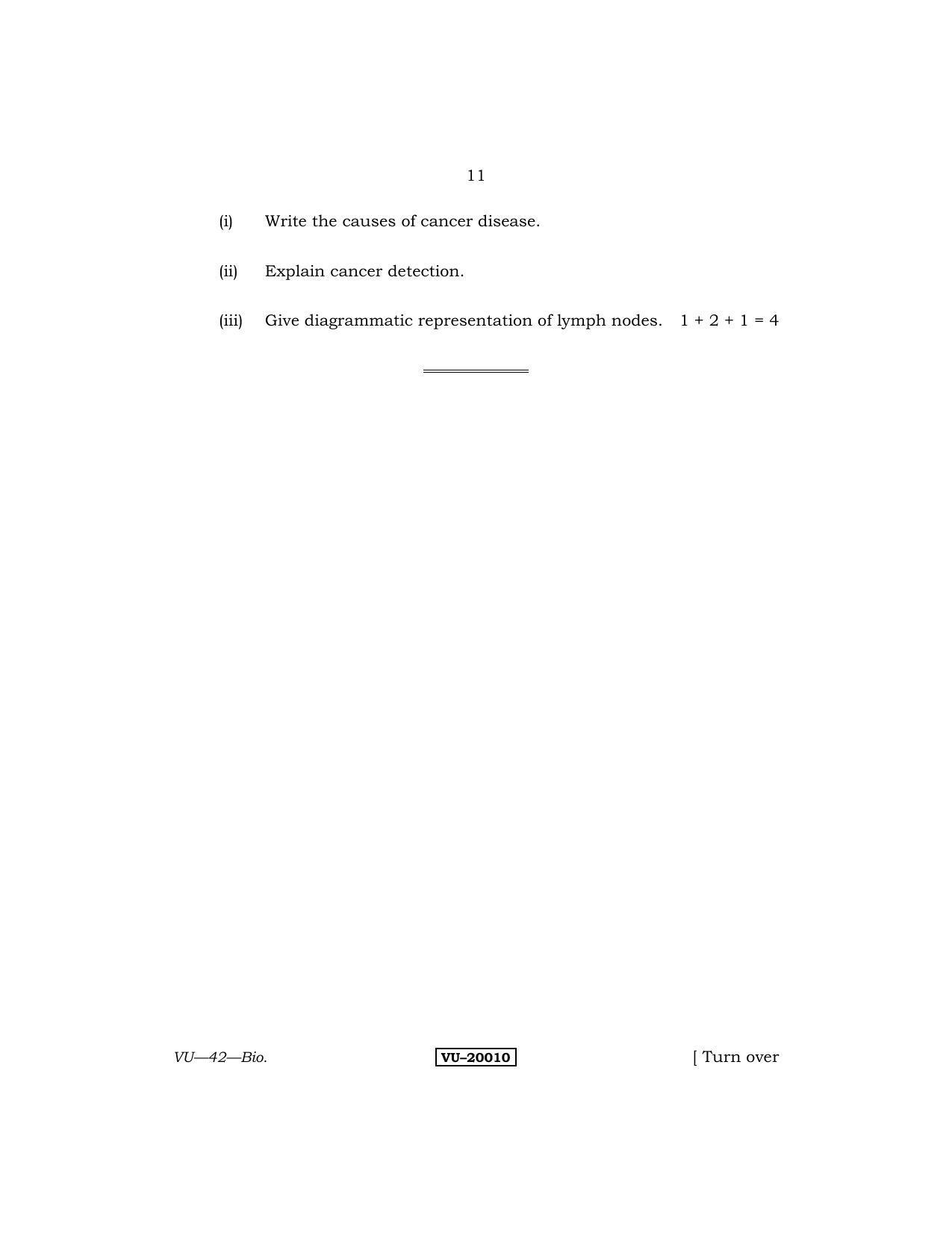 RBSE 2013 Biology Varishtha Upadhyay Question Paper - Page 11