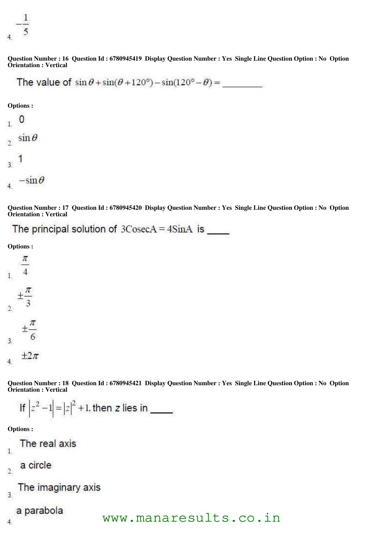 AP ECET 2017 Electronics Instrumentation Engineering Old Previous Question Papers - Page 6