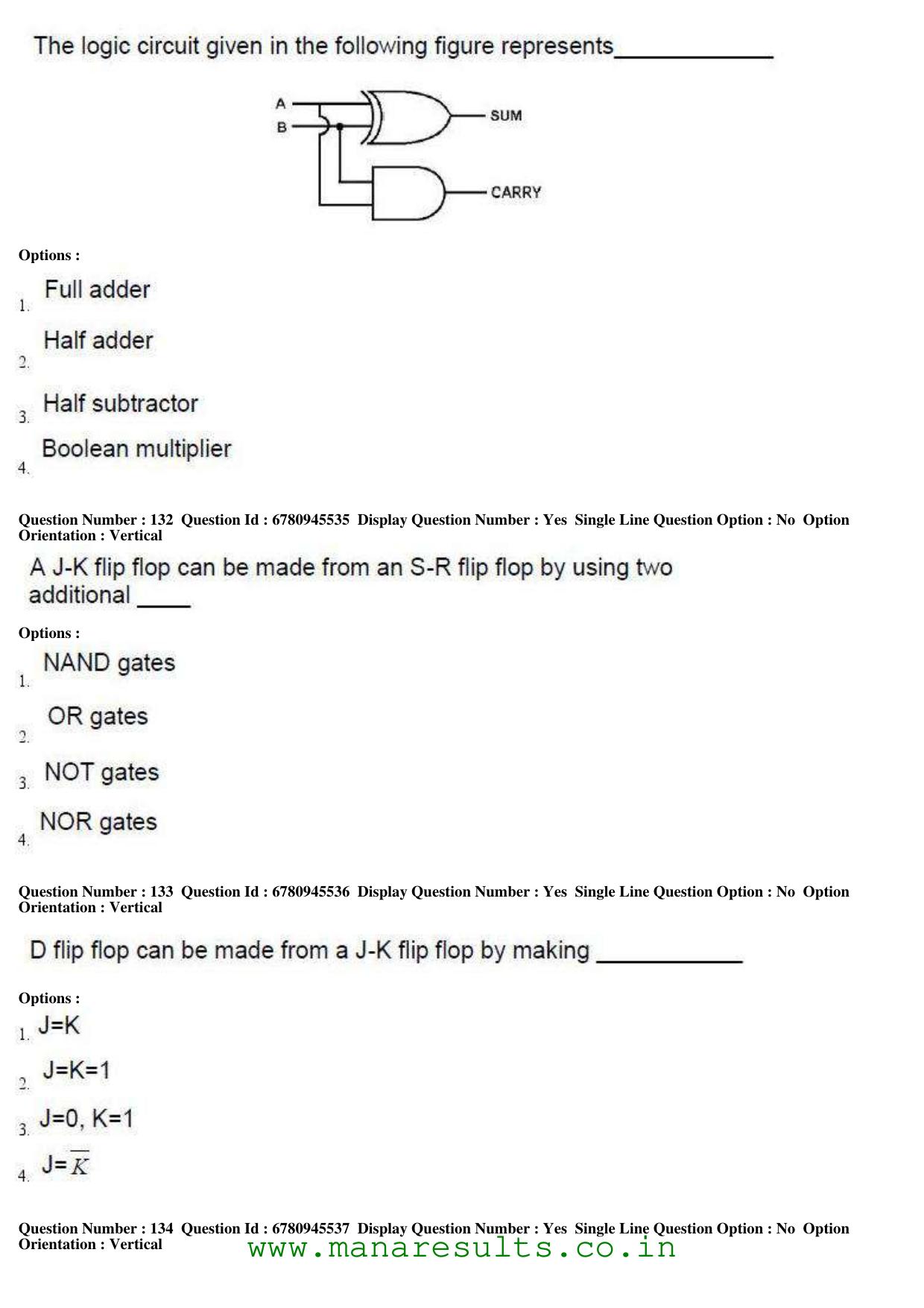 AP ECET 2017 Electronics Instrumentation Engineering Old Previous Question Papers - Page 42