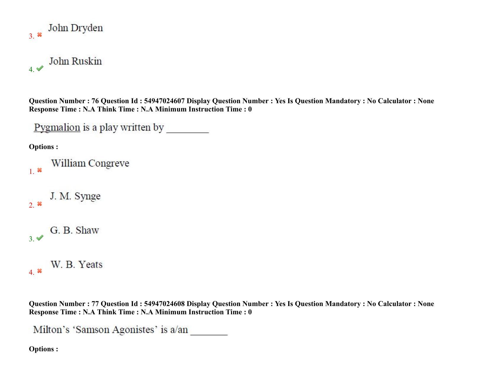 AP RCET 2022: English - 18-10-2022 (Tuesday) Session-I: Question Paper With keys - Page 59