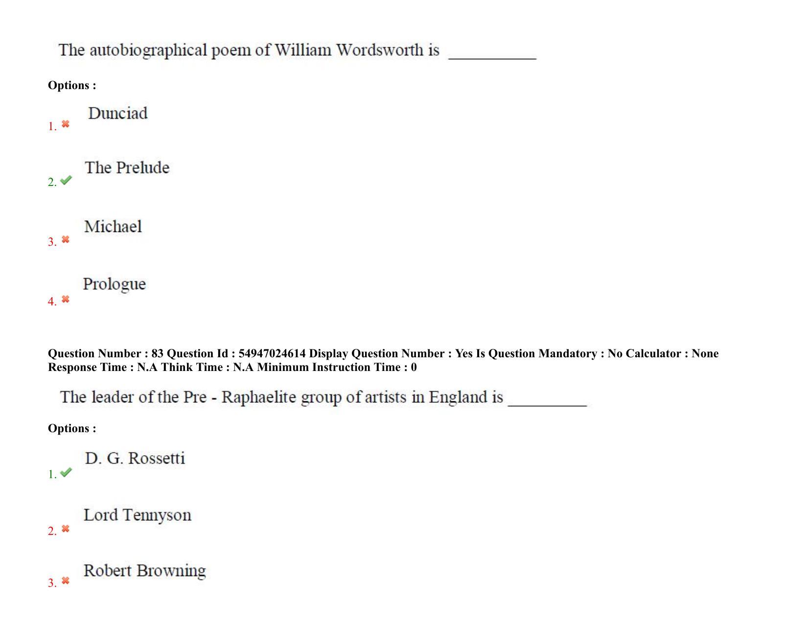 AP RCET 2022: English - 18-10-2022 (Tuesday) Session-I: Question Paper With keys - Page 63