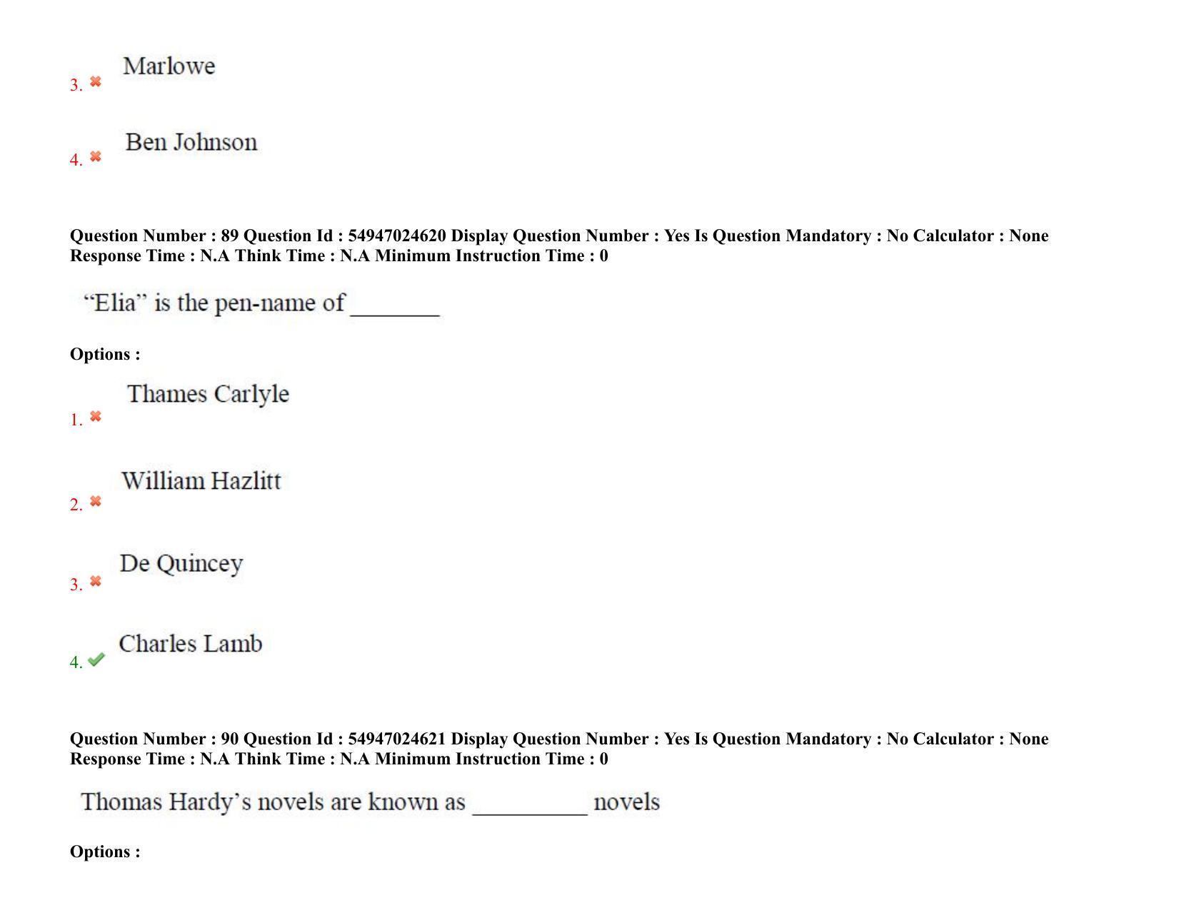 AP RCET 2022: English - 18-10-2022 (Tuesday) Session-I: Question Paper With keys - Page 67