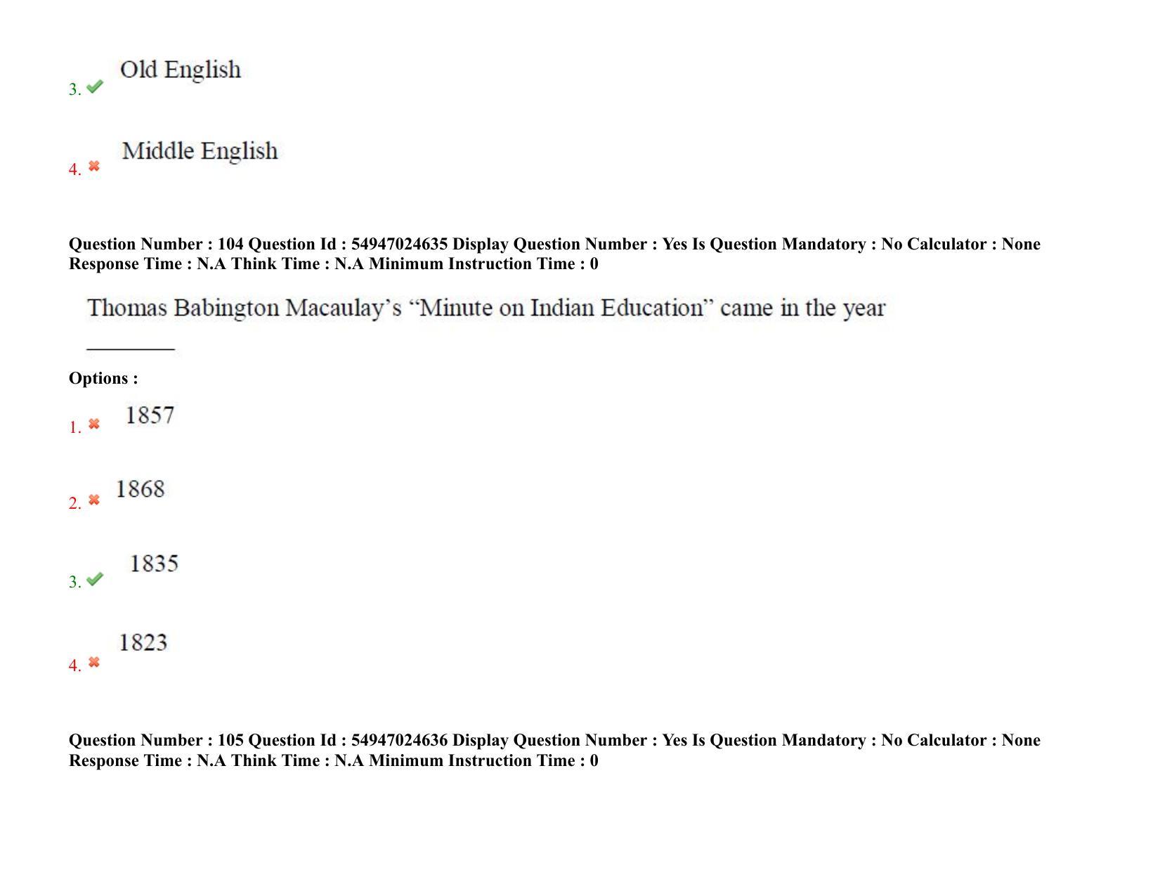 AP RCET 2022: English - 18-10-2022 (Tuesday) Session-I: Question Paper With keys - Page 76
