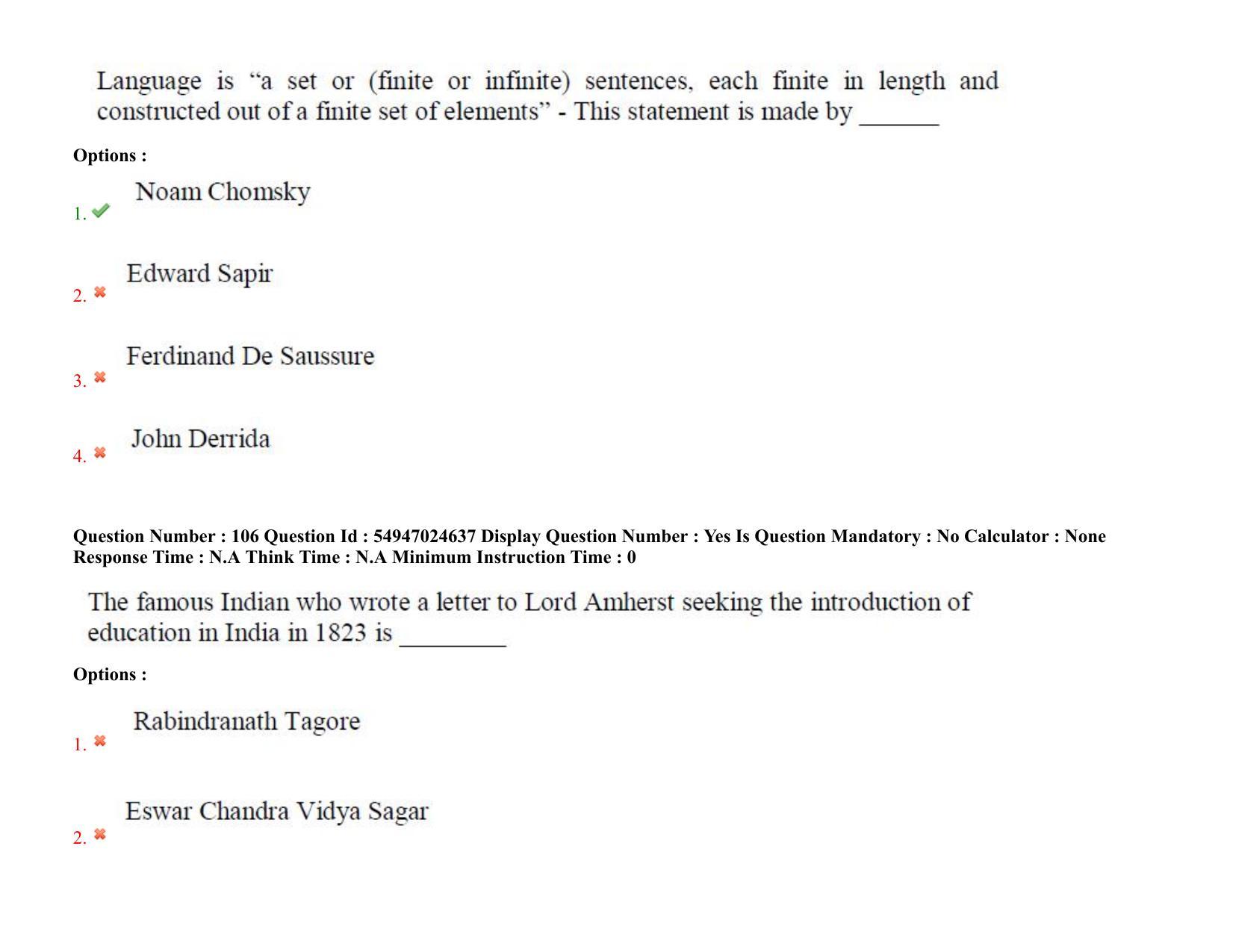 AP RCET 2022: English - 18-10-2022 (Tuesday) Session-I: Question Paper With keys - Page 77
