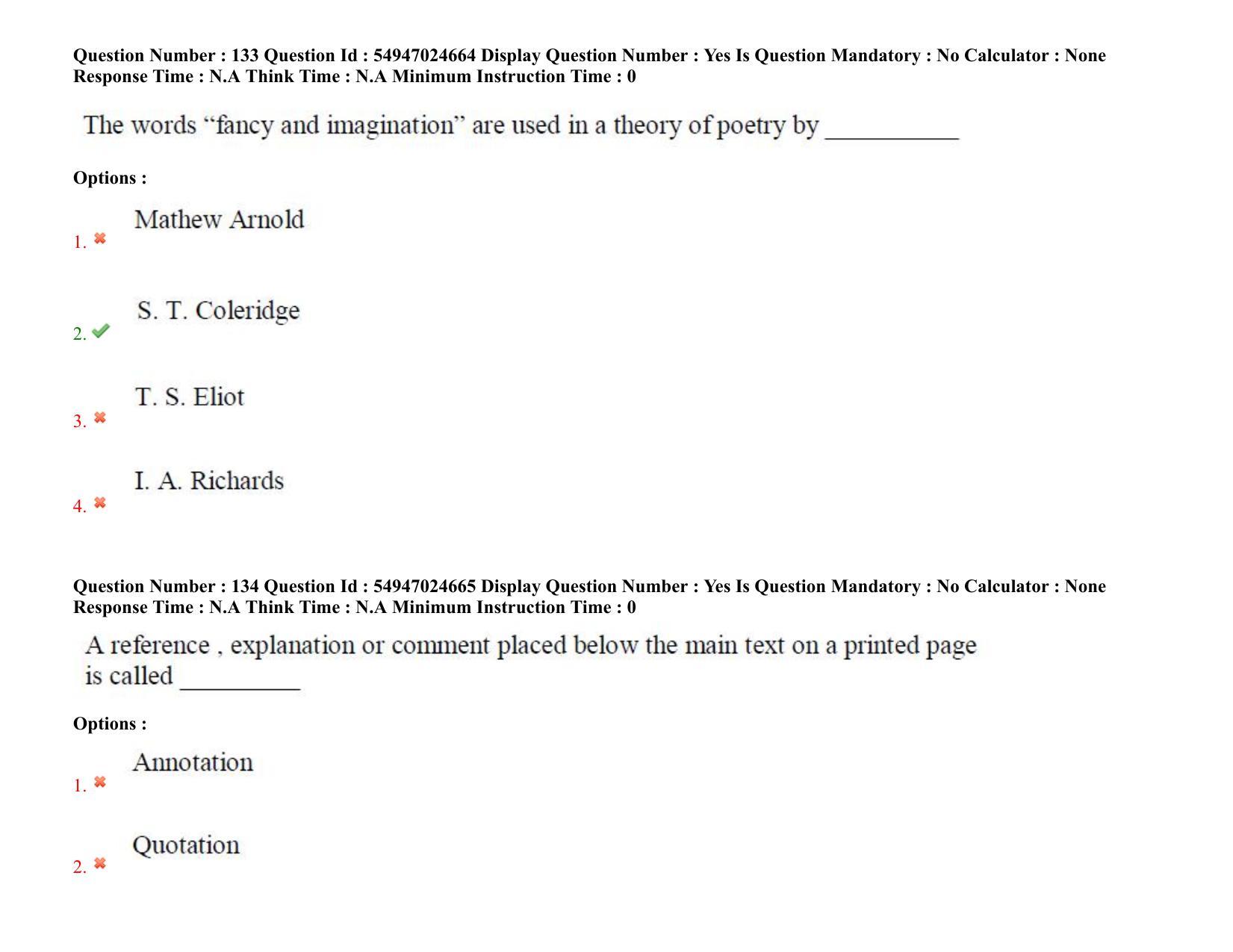 AP RCET 2022: English - 18-10-2022 (Tuesday) Session-I: Question Paper With keys - Page 95