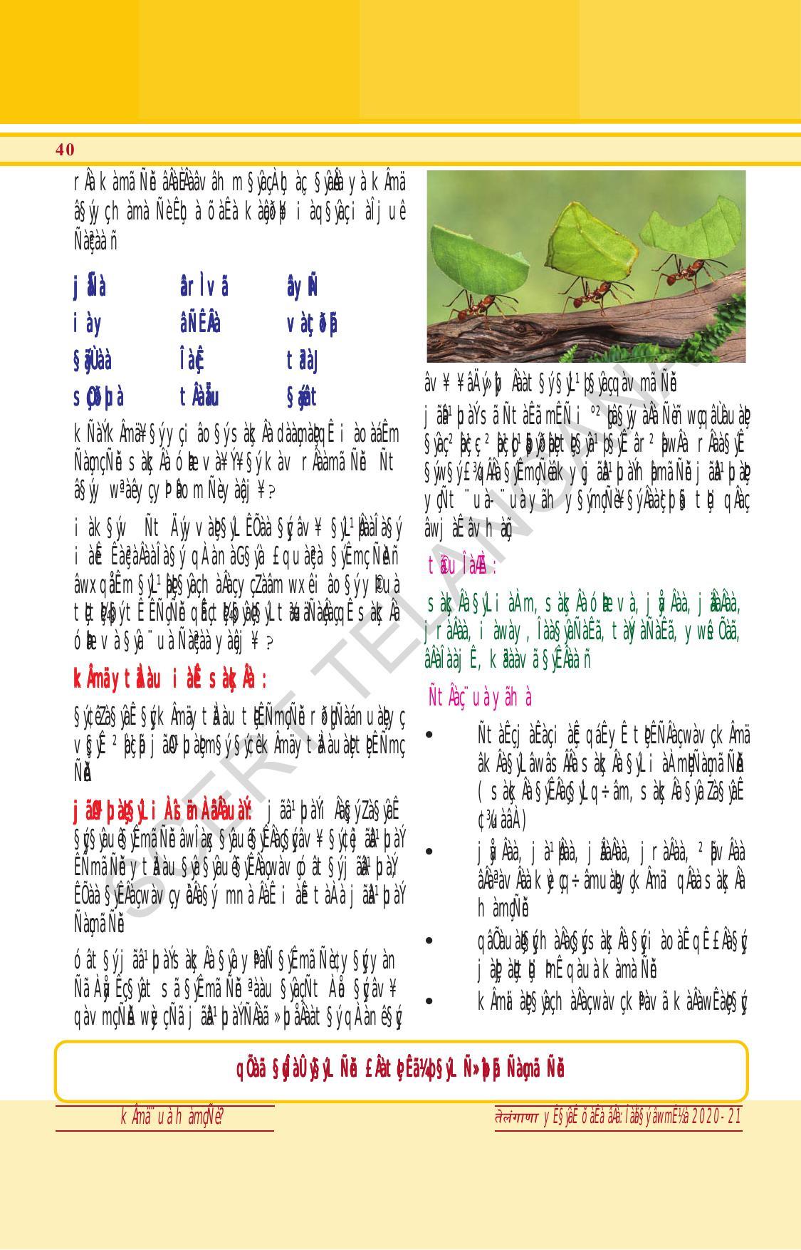 TS SCERT Class 6 General Science (Hindi Medium) Text Book - Page 54