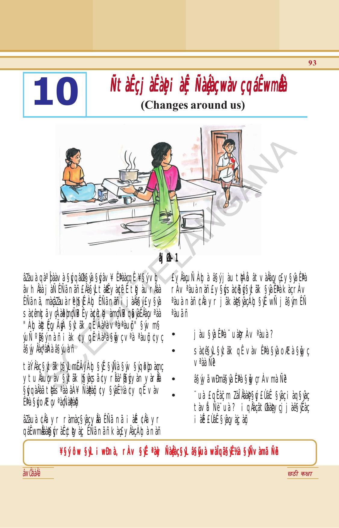 TS SCERT Class 6 General Science (Hindi Medium) Text Book - Page 107