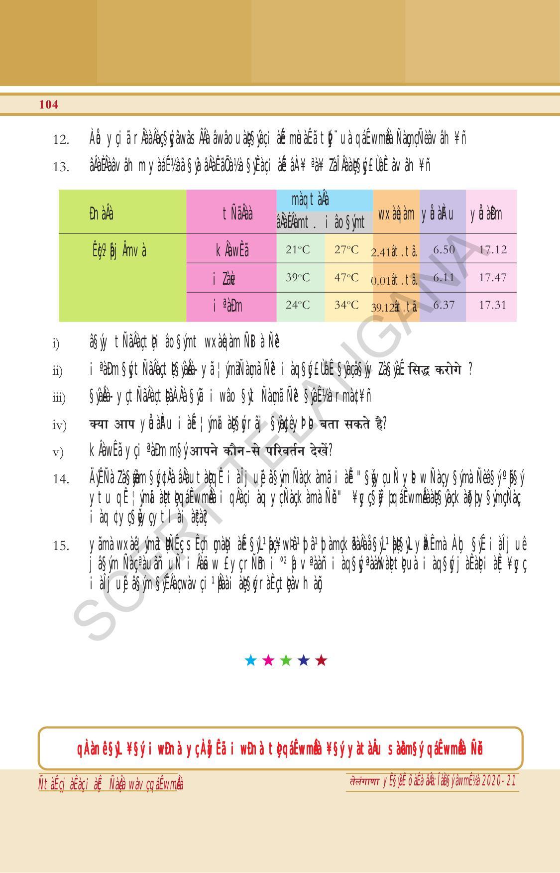 TS SCERT Class 6 General Science (Hindi Medium) Text Book - Page 118