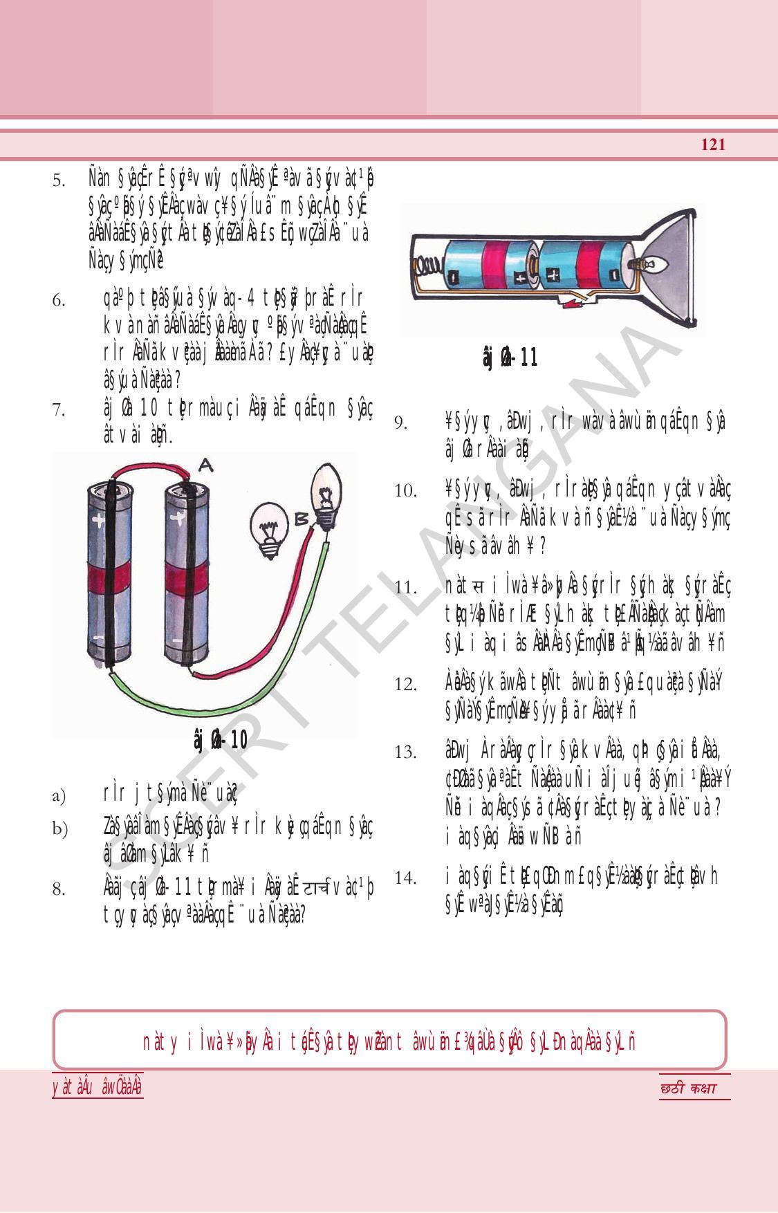 TS SCERT Class 6 General Science (Hindi Medium) Text Book - Page 135