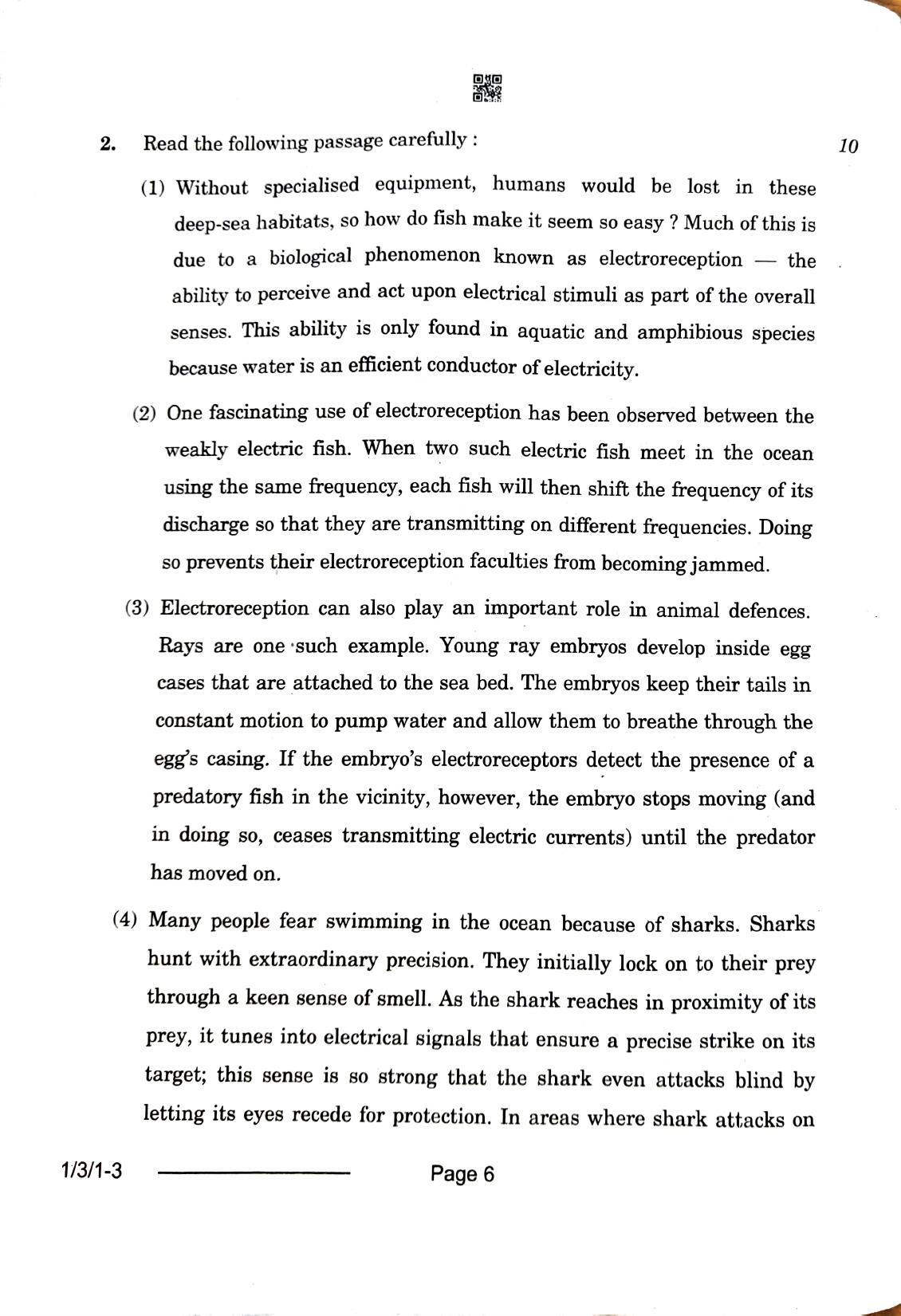 1/3/1 English Core Set 1 2024 Question Paper - Page 11