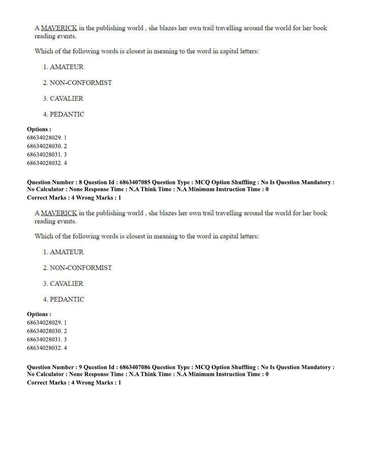CUET PG 2023: ACQP15 - Phalita and Siddantha Jyotisha (Eng.)-Shift 1 (07-06-2023) Question Papers - Page 16