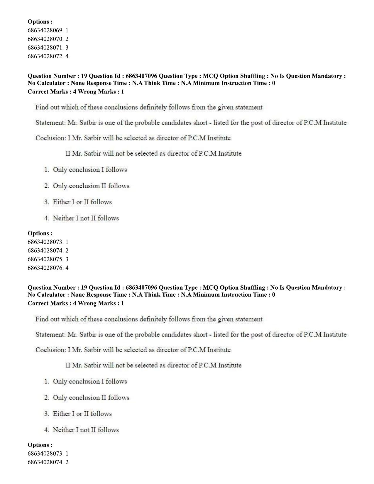 CUET PG 2023: ACQP15 - Phalita and Siddantha Jyotisha (Eng.)-Shift 1 (07-06-2023) Question Papers - Page 30