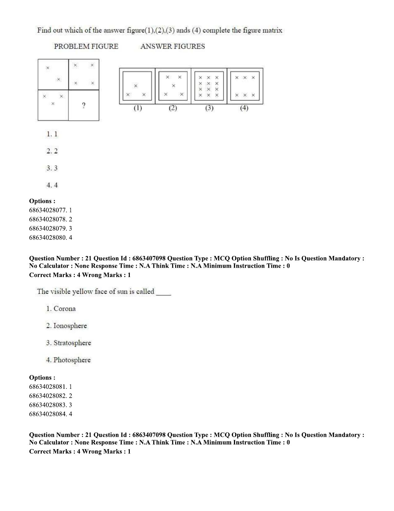 CUET PG 2023: ACQP15 - Phalita and Siddantha Jyotisha (Eng.)-Shift 1 (07-06-2023) Question Papers - Page 33