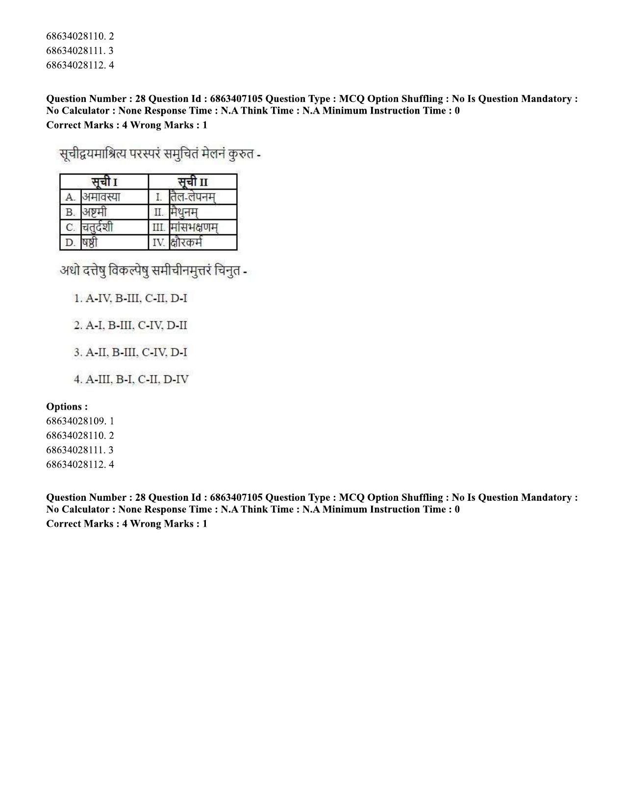 CUET PG 2023: ACQP15 - Phalita and Siddantha Jyotisha (Eng.)-Shift 1 (07-06-2023) Question Papers - Page 45