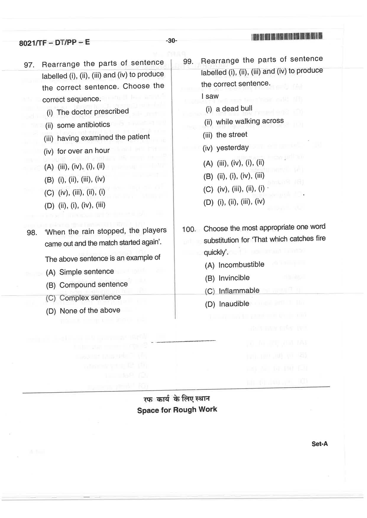CG Pre B.Ed 2018 Question Paper - Page 30
