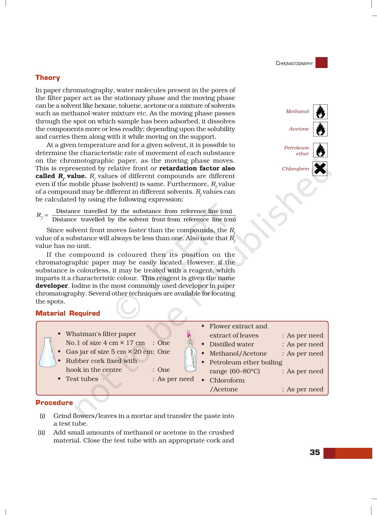NCERT Laboratory Manuals for Class XII Chemistry - Unit 5 (Chromatography) - Page 2