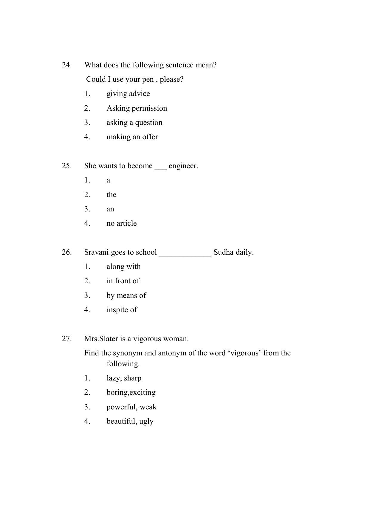 AP DEECET PHYSICAL SCIENCE (English Medium) 2022 Question Paper - Page 7