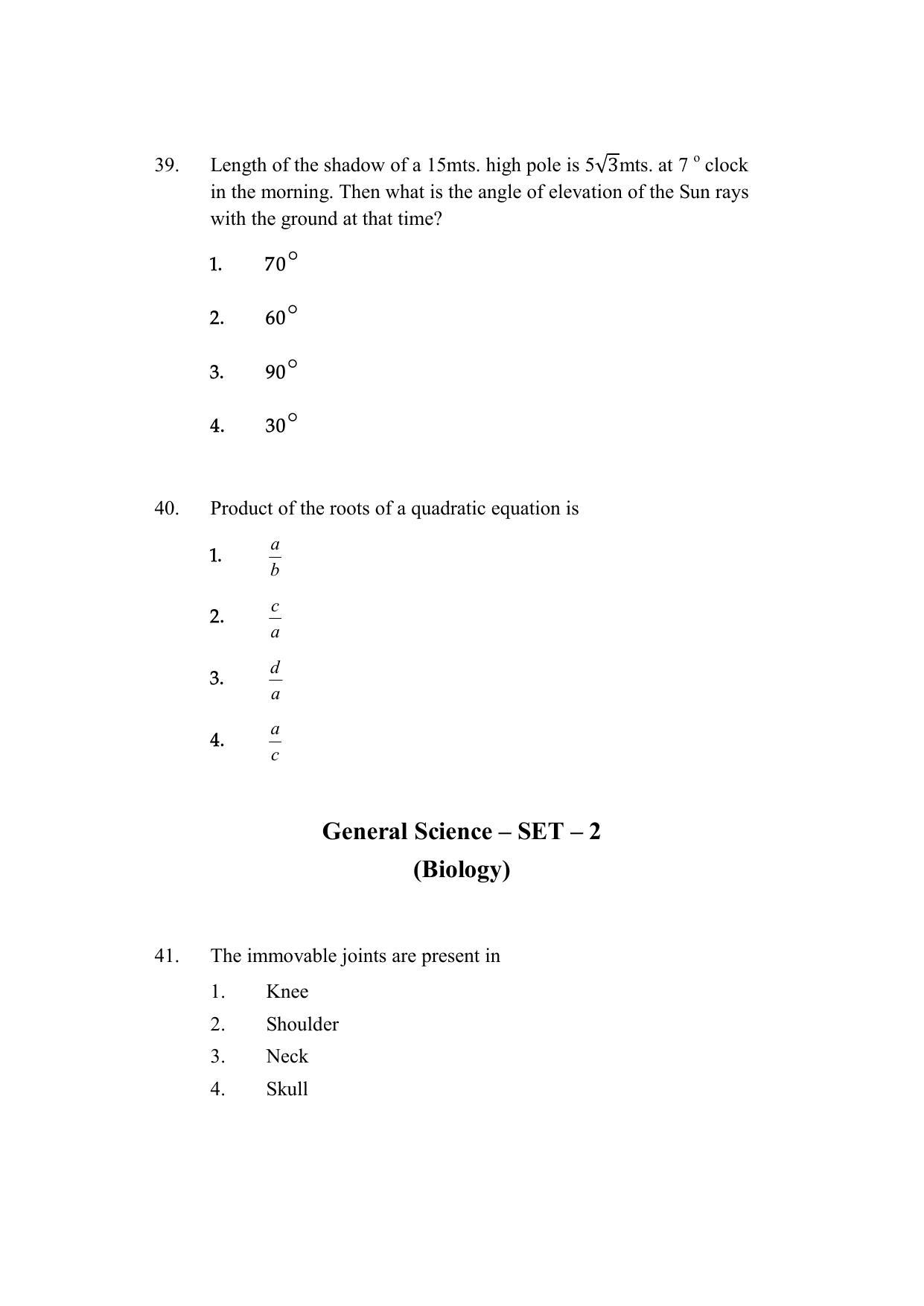 AP DEECET PHYSICAL SCIENCE (English Medium) 2022 Question Paper - Page 11