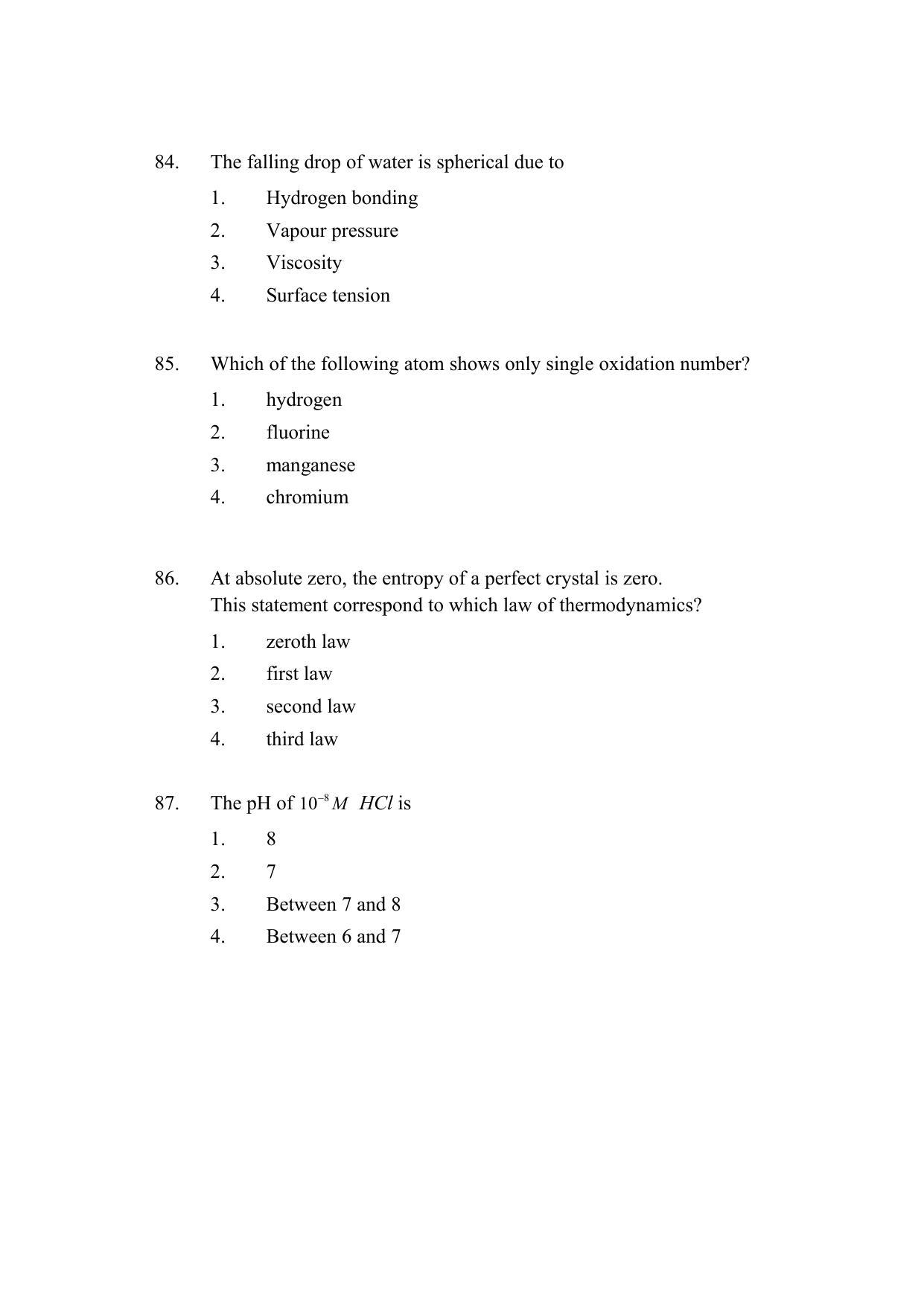 AP DEECET PHYSICAL SCIENCE (English Medium) 2022 Question Paper - Page 23