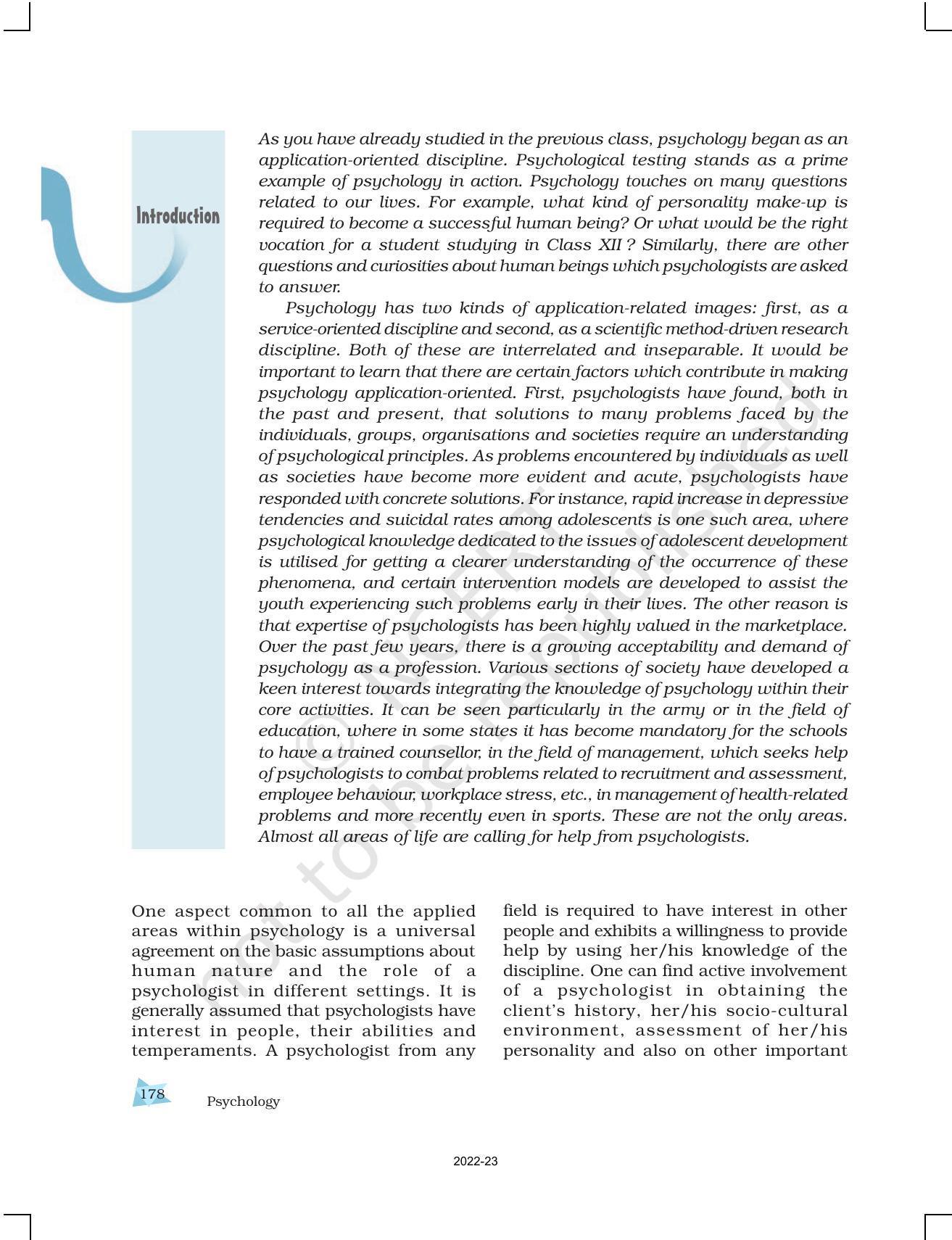 NCERT Book for Class 12 Psychology Chapter 9 Developing Psychological Skills - Page 2