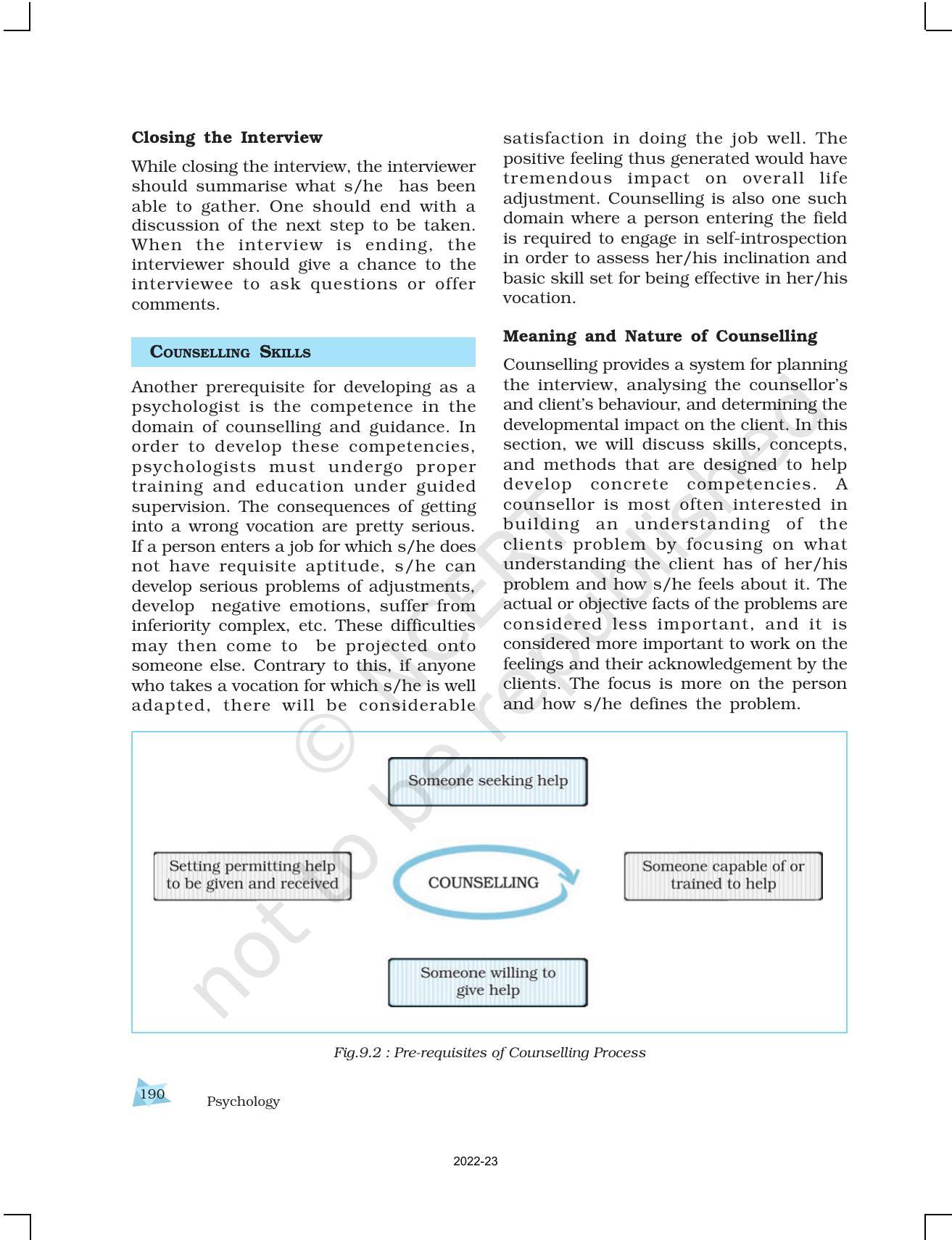 NCERT Book for Class 12 Psychology Chapter 9 Developing Psychological Skills - Page 14