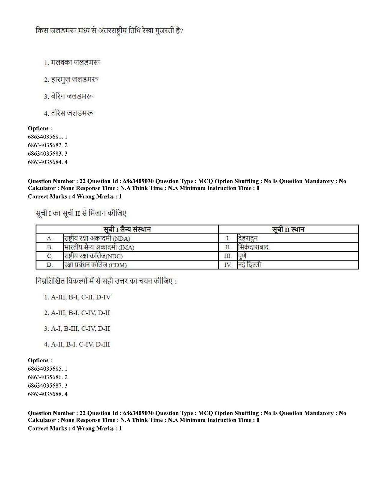 CUET PG 2023: SCQP05 – Biochemistry (Hindi)-shift 3 (07-06-2023) Question Paper - Page 21