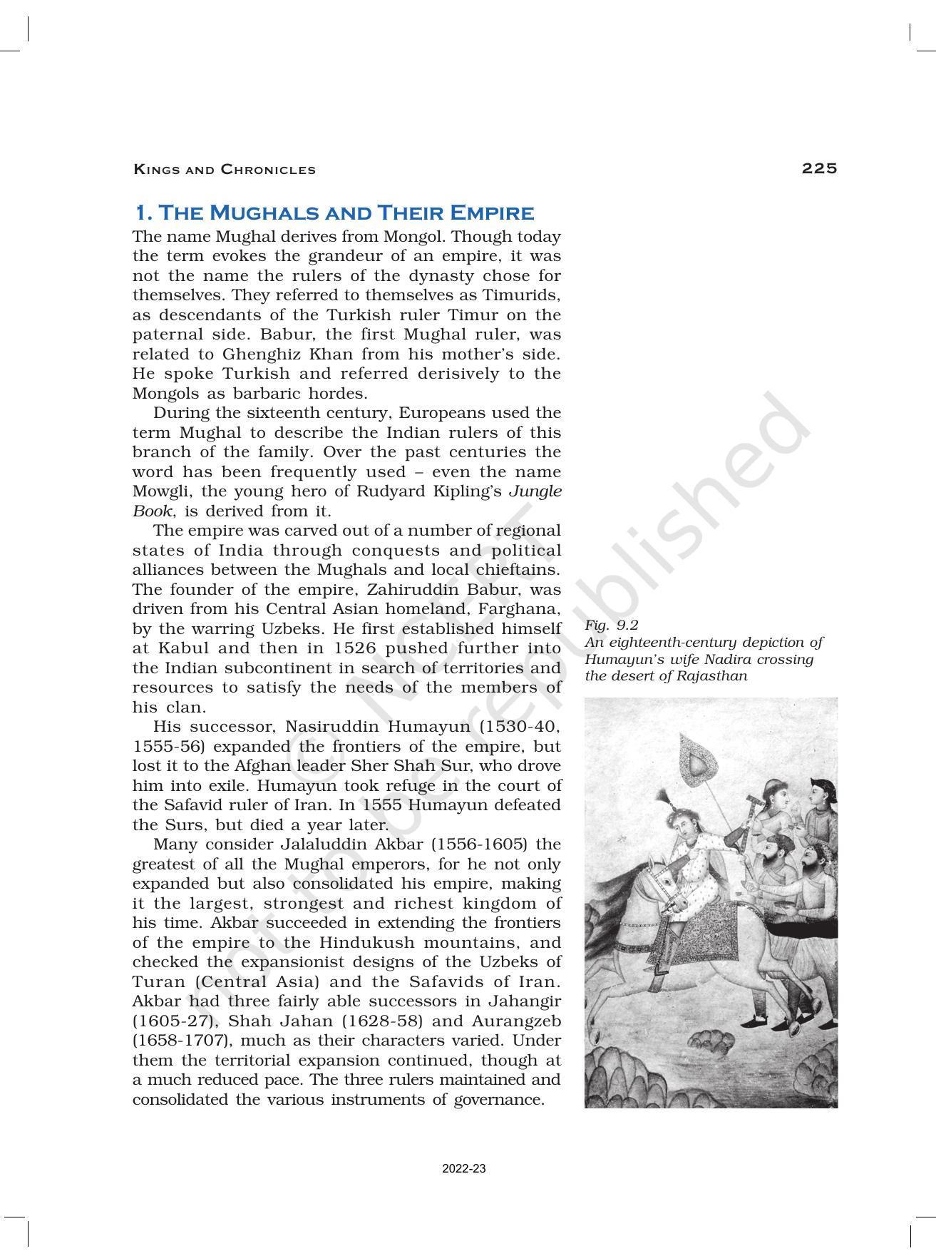 NCERT Book for Class 12 History (Part-II) Chapter 9 Kings and Chronicles - Page 2