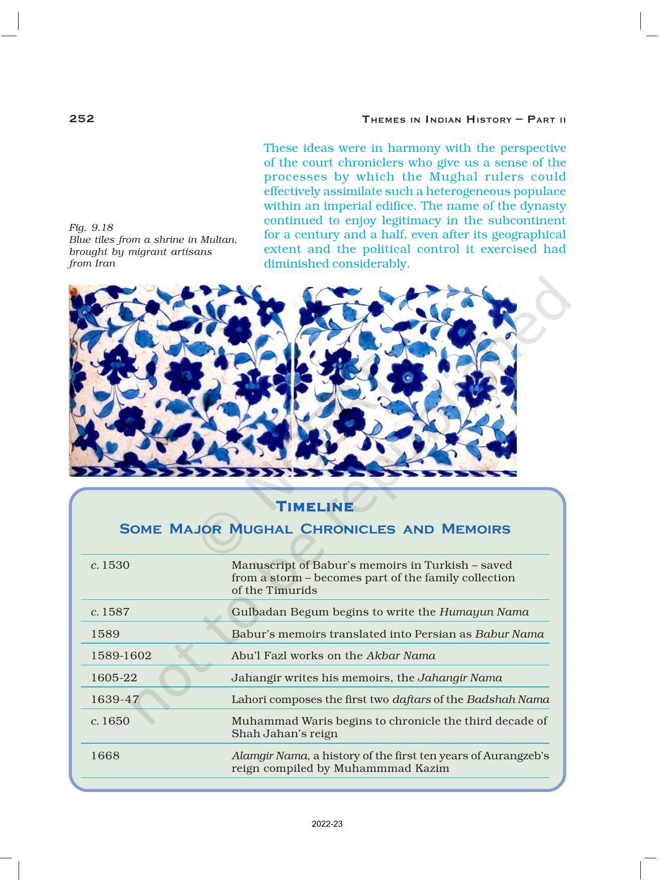 NCERT Book for Class 12 History (Part-II) Chapter 9 Kings and Chronicles - Page 29