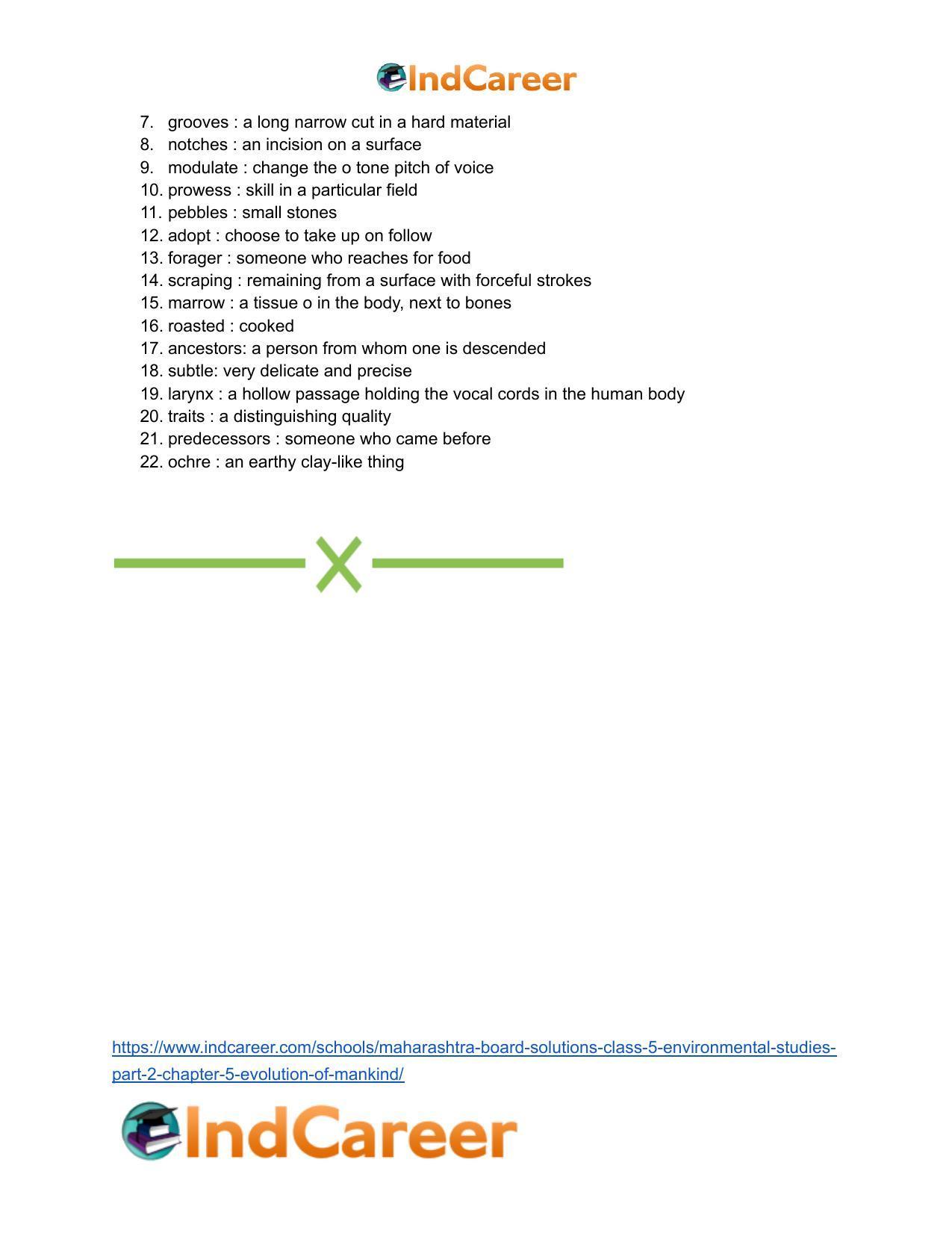 Maharashtra Board Solutions Class 5-Environmental Studies (Part 2): Chapter 5- Evolution of Mankind - Page 19