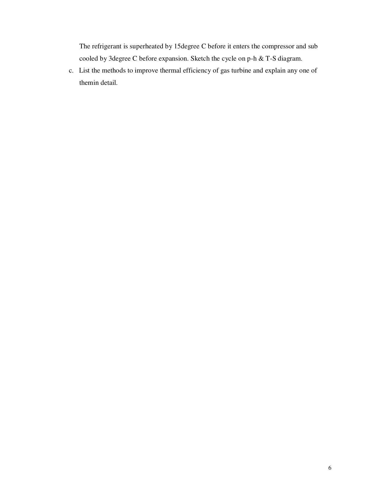 MSBTE Summer Question Paper 2019 - Power Engineering and Refrigeration - Page 6