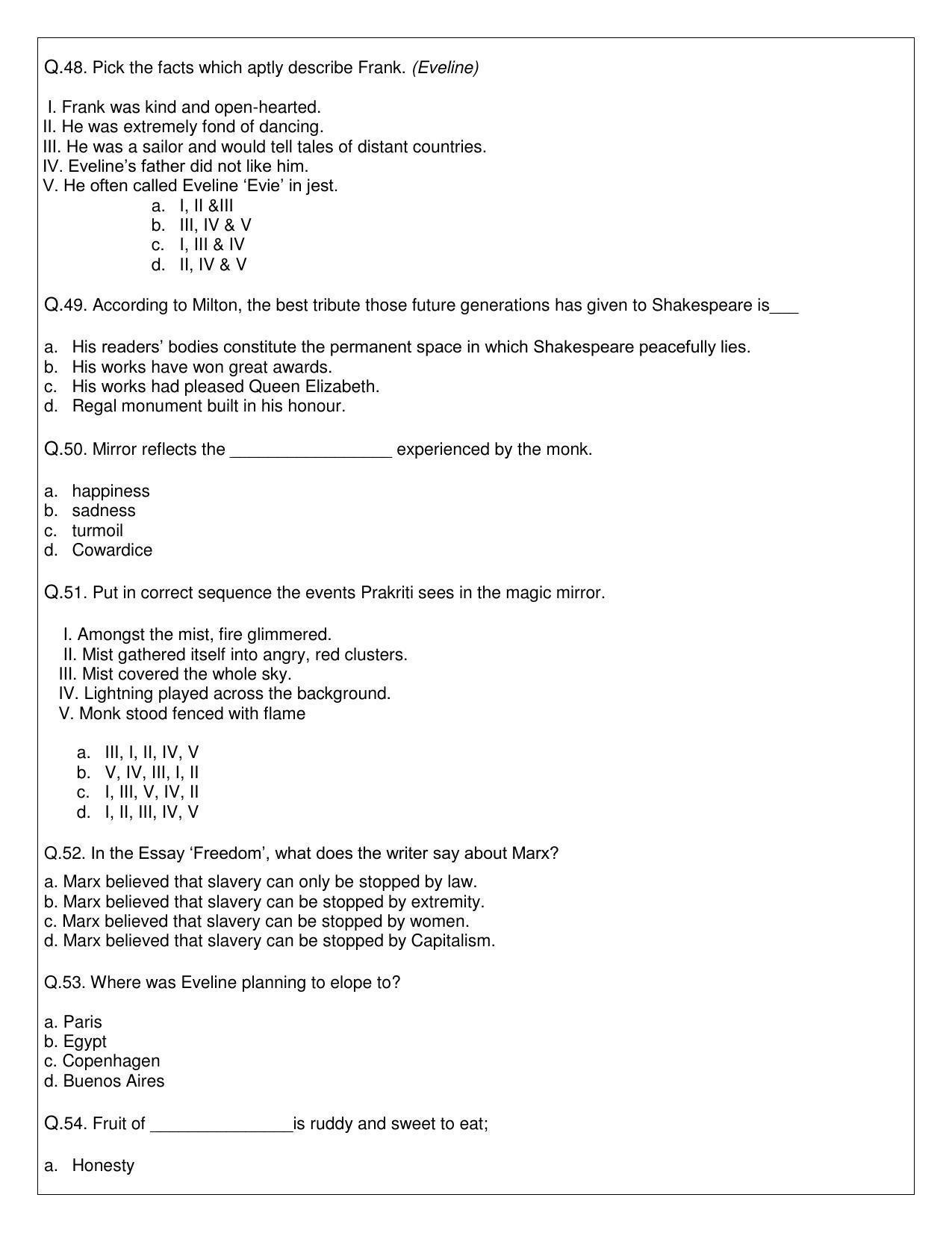 CBSE Class 12th English Elective Sample Question Paper 2021-22 - Page 13