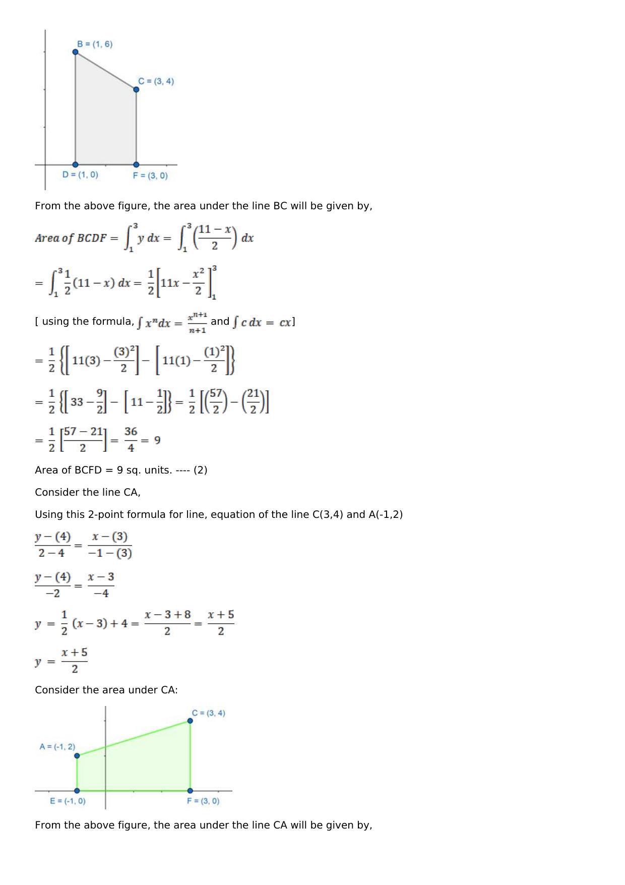 Chapter 17: Area of Bounded Regions Solutions: RS Aggarwal Class 12 Solutions  - Page 14