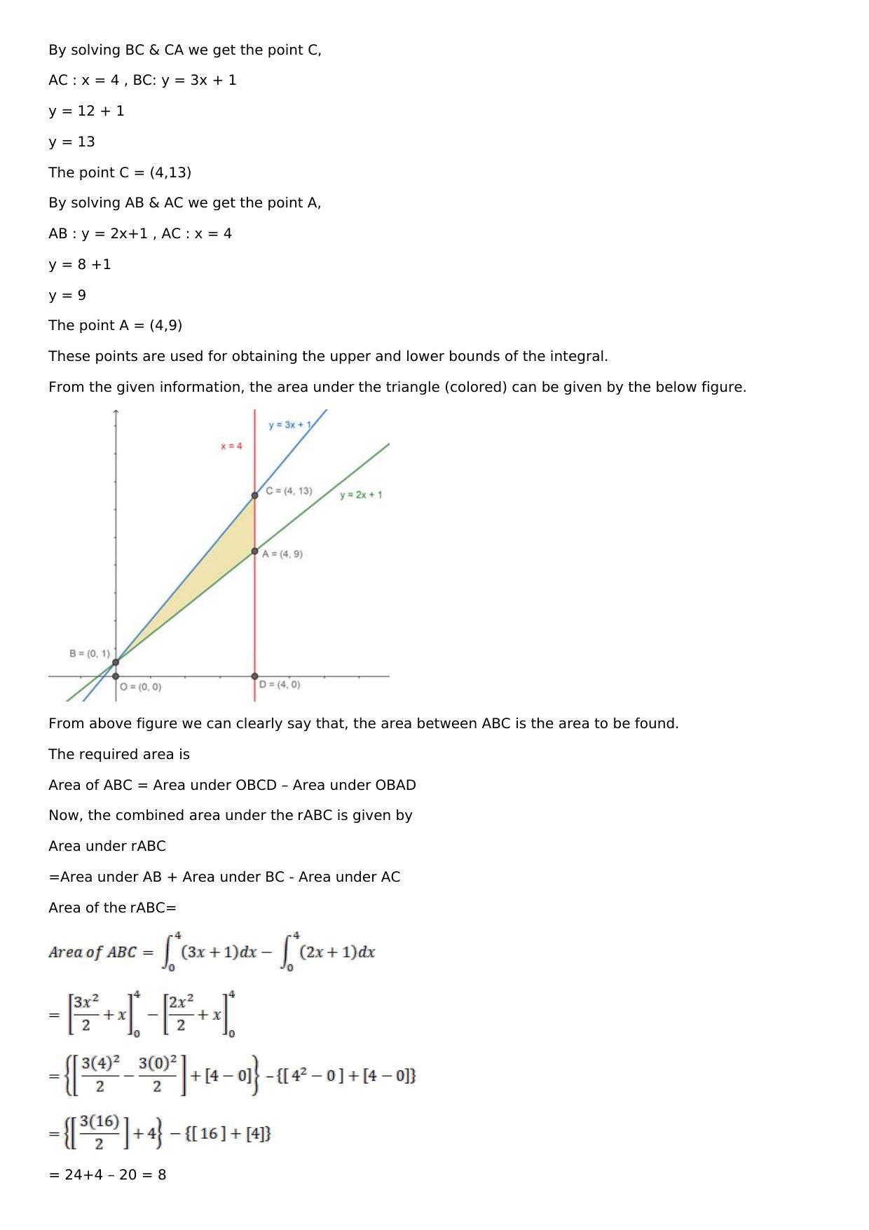 Chapter 17: Area of Bounded Regions Solutions: RS Aggarwal Class 12 Solutions  - Page 42