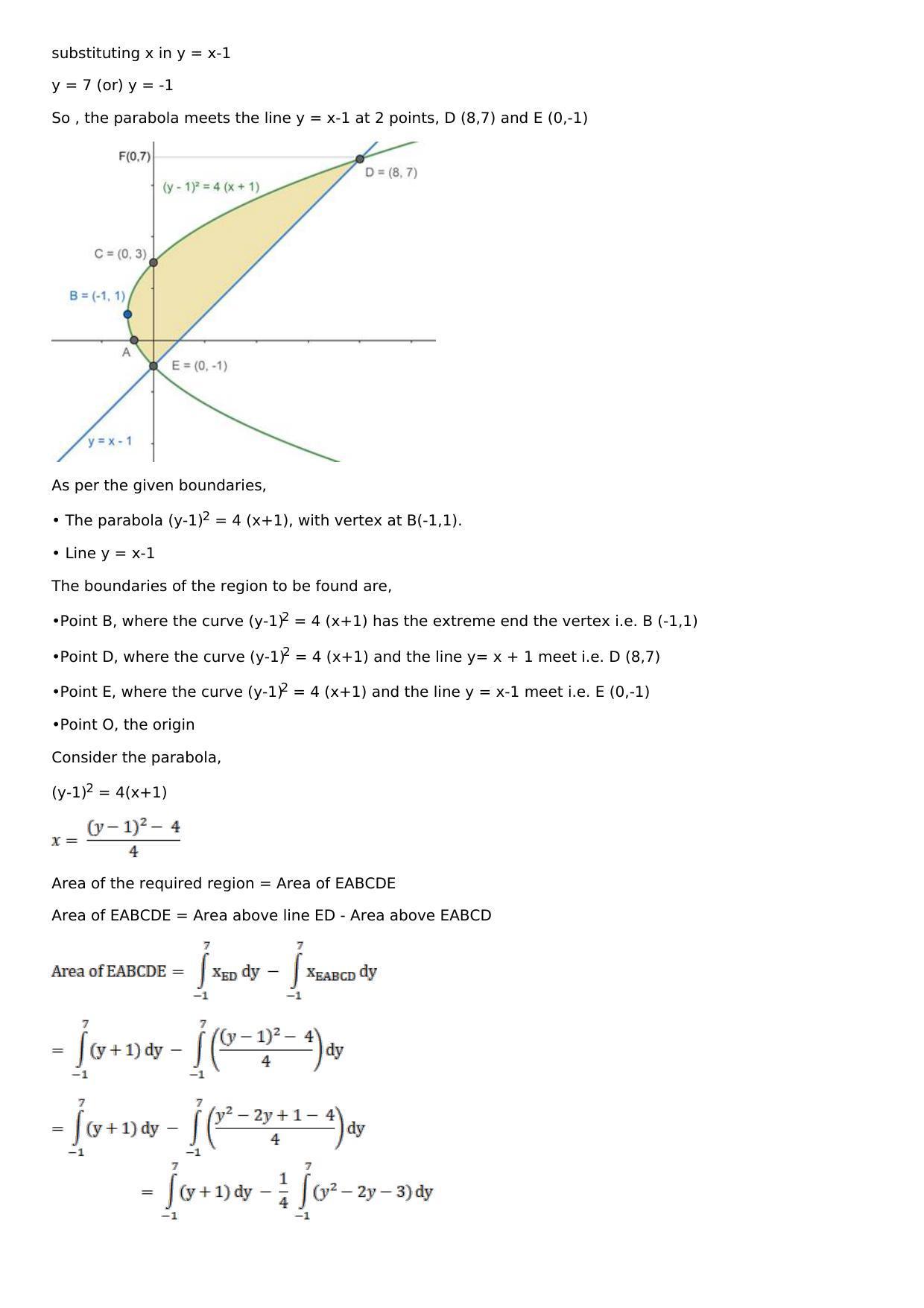 Chapter 17: Area of Bounded Regions Solutions: RS Aggarwal Class 12 Solutions  - Page 51
