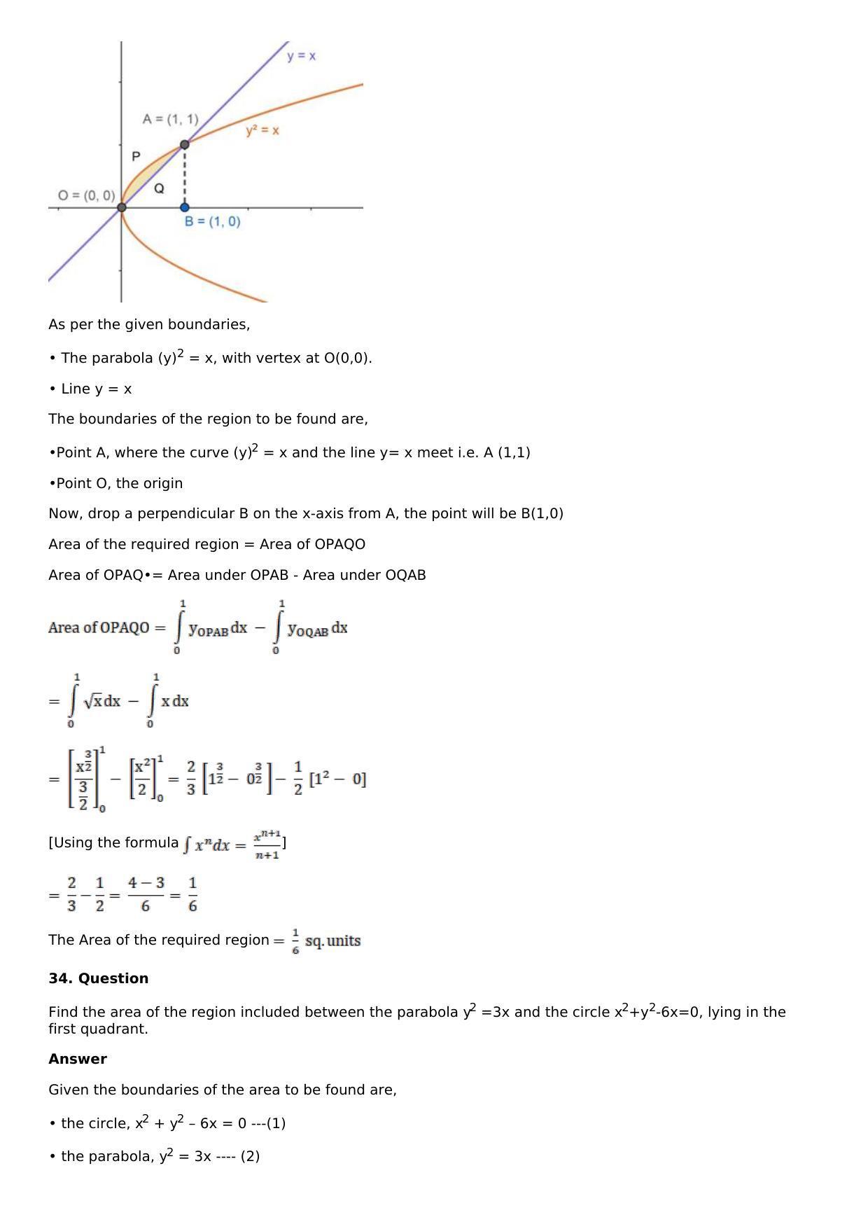 Chapter 17: Area of Bounded Regions Solutions: RS Aggarwal Class 12 Solutions  - Page 53