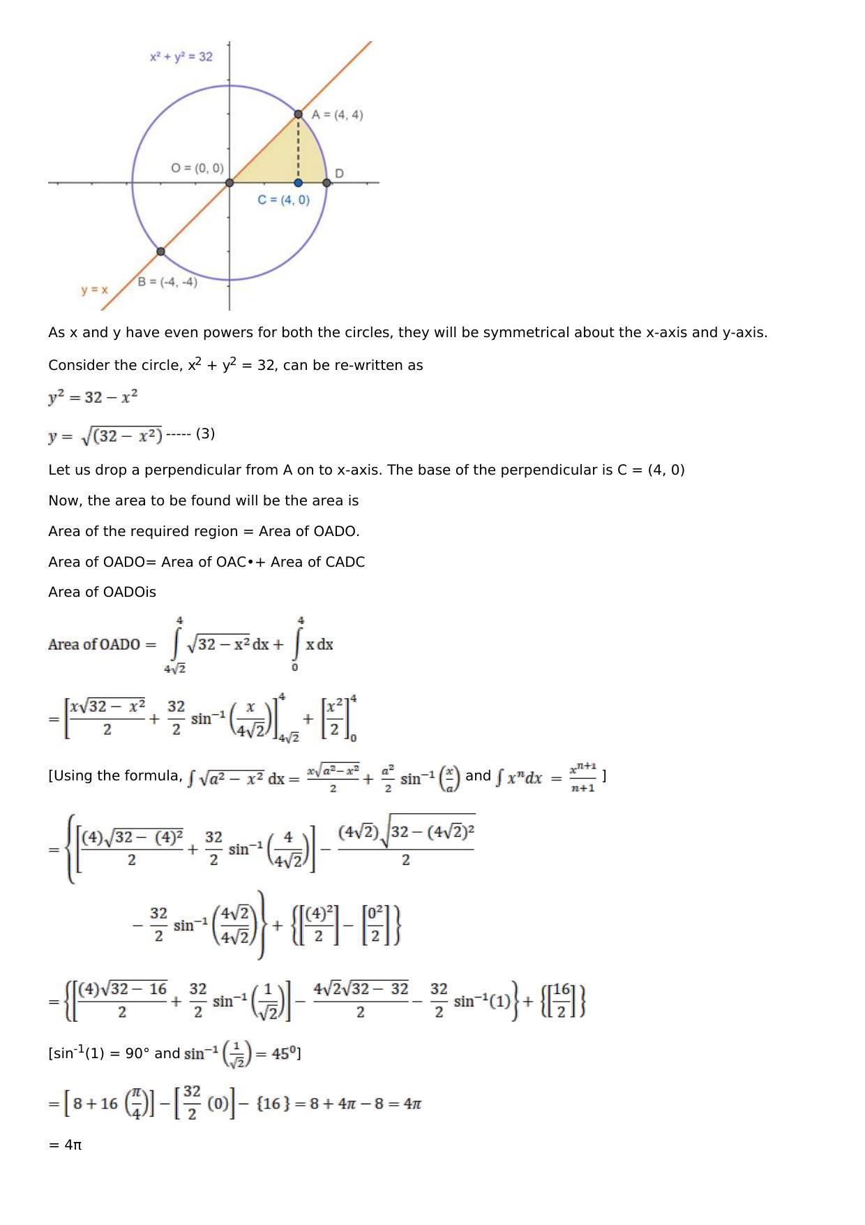 Chapter 17: Area of Bounded Regions Solutions: RS Aggarwal Class 12 Solutions  - Page 58