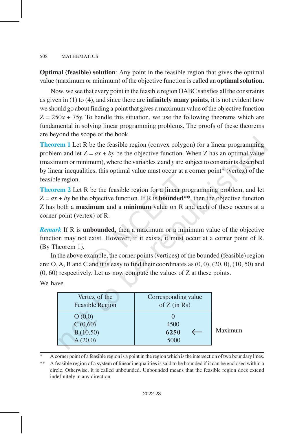 NCERT Book for Class 12 Maths Chapter 12 Linear Programming - Page 5