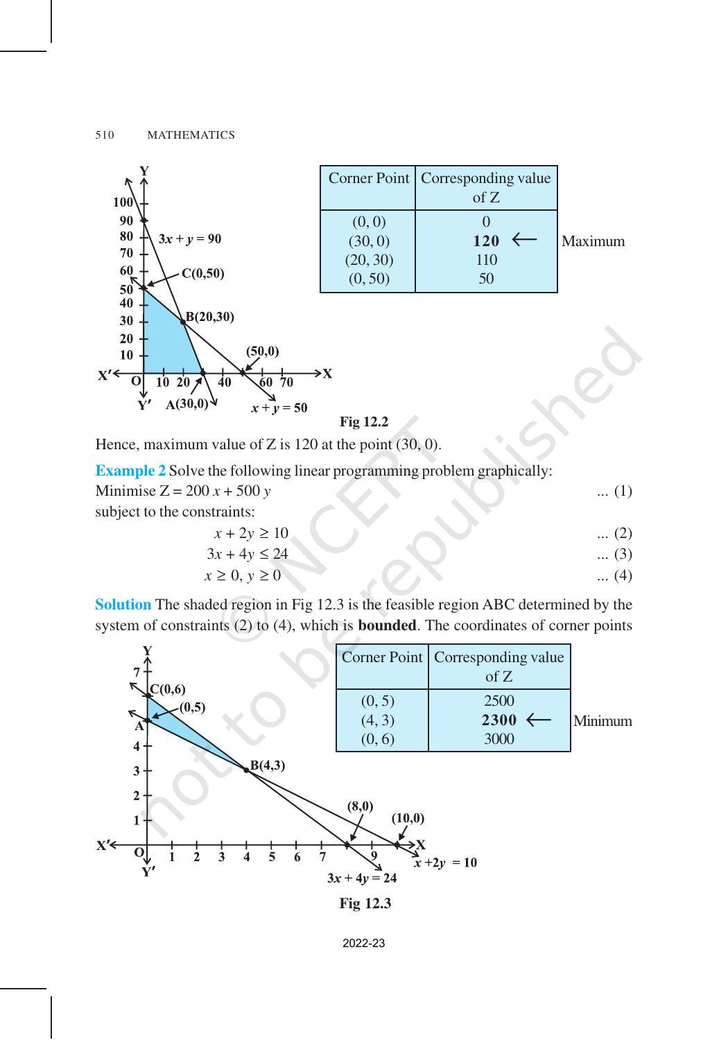 NCERT Book for Class 12 Maths Chapter 12 Linear Programming - Page 7