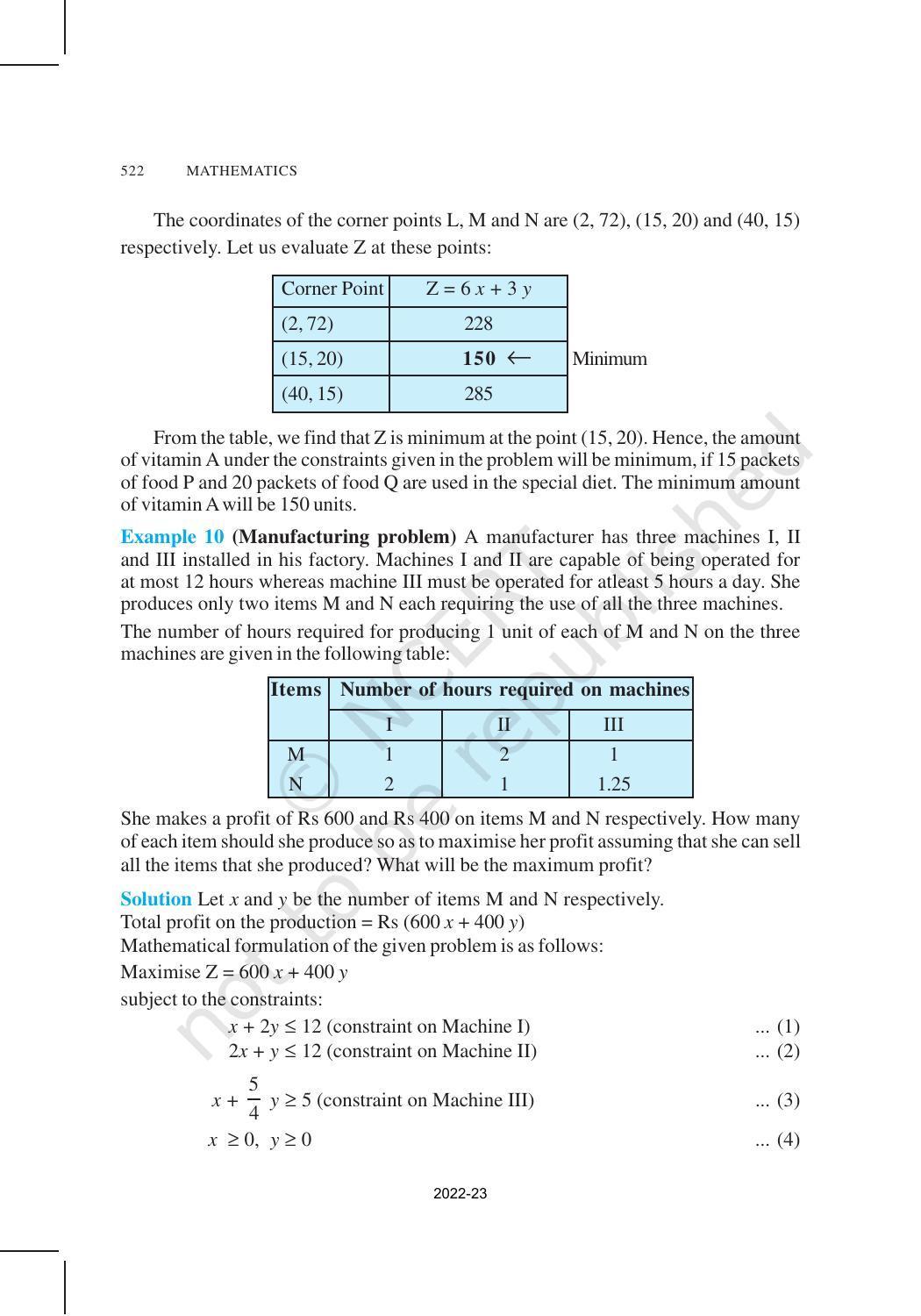 NCERT Book for Class 12 Maths Chapter 12 Linear Programming - Page 19