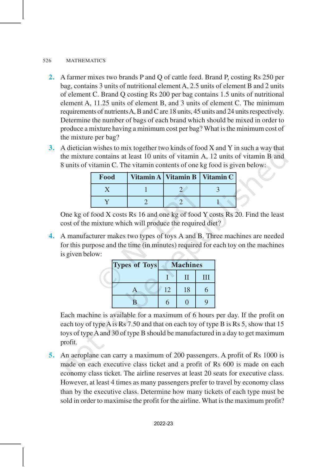 NCERT Book for Class 12 Maths Chapter 12 Linear Programming - Page 23