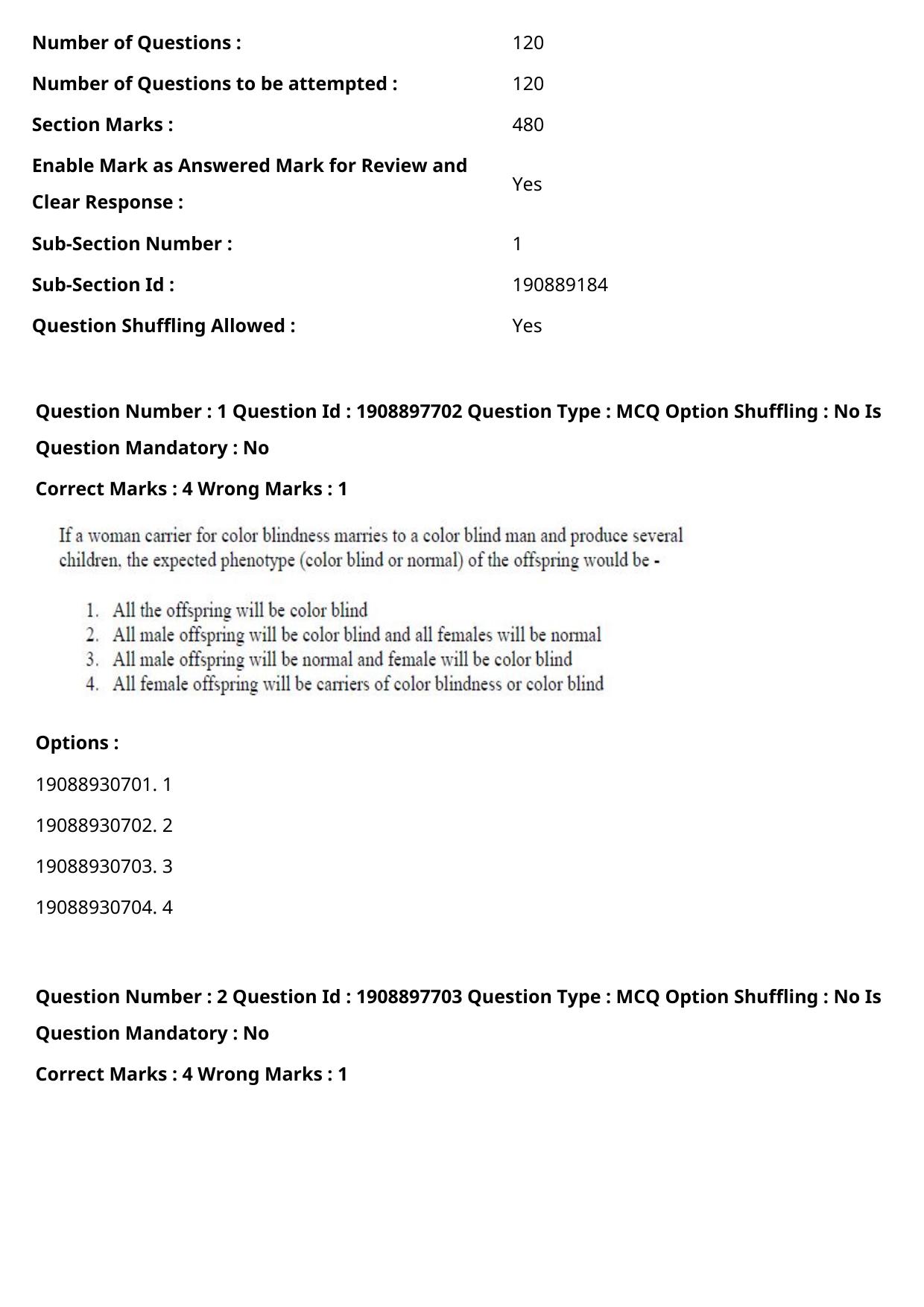 ICAR AIEEA PG 2021 PLANT SCIENCES Question Paper - Page 2