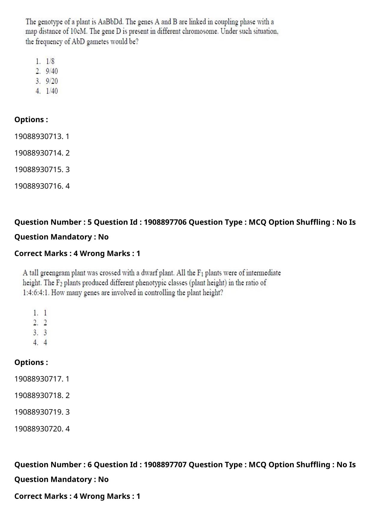 ICAR AIEEA PG 2021 PLANT SCIENCES Question Paper - Page 4