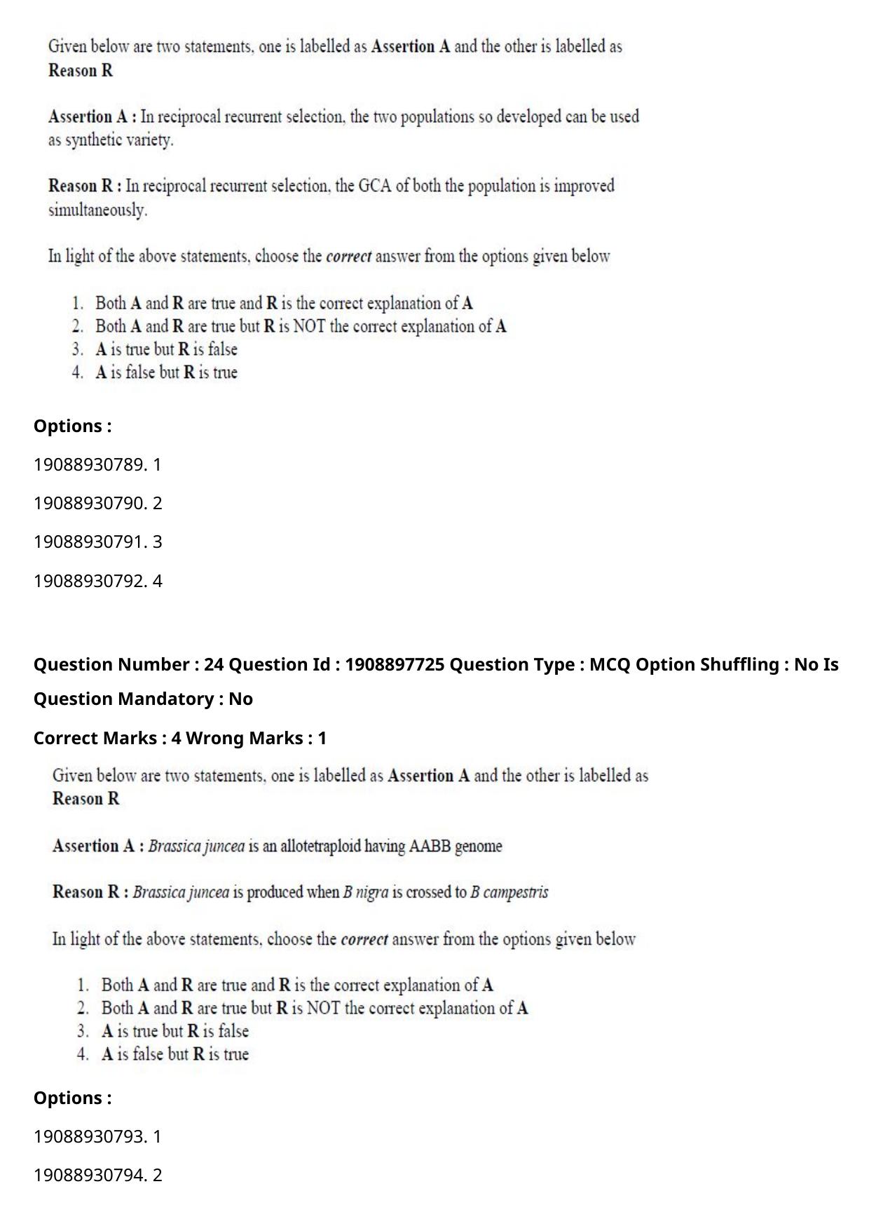 ICAR AIEEA PG 2021 PLANT SCIENCES Question Paper - Page 14